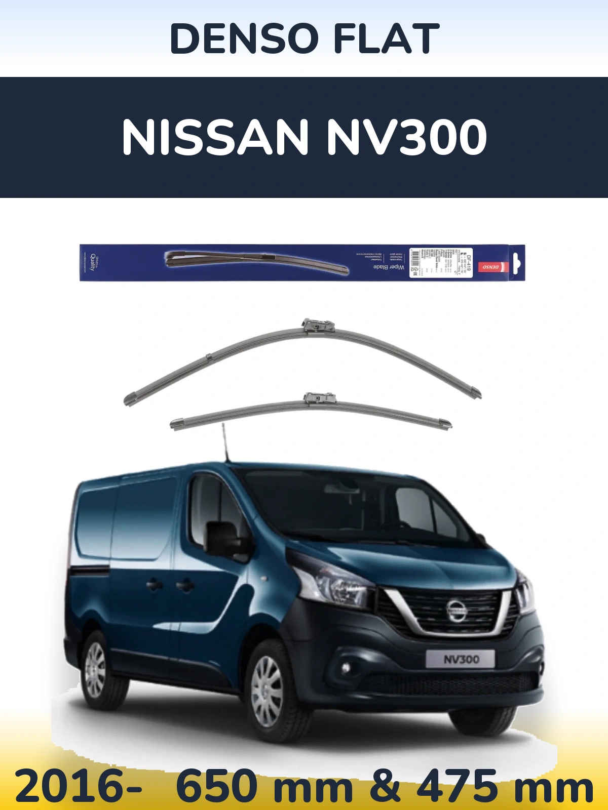 Torkarblad Denso Flat för Nissan NV300
