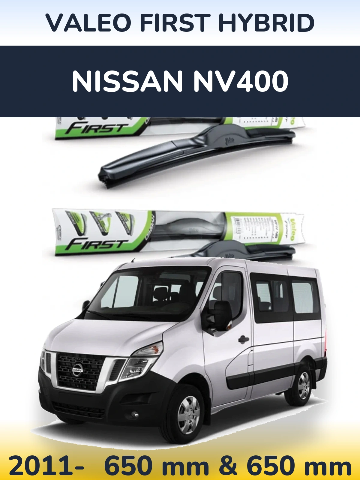 Torkarblad Valeo First Hybrid för Nissan NV400