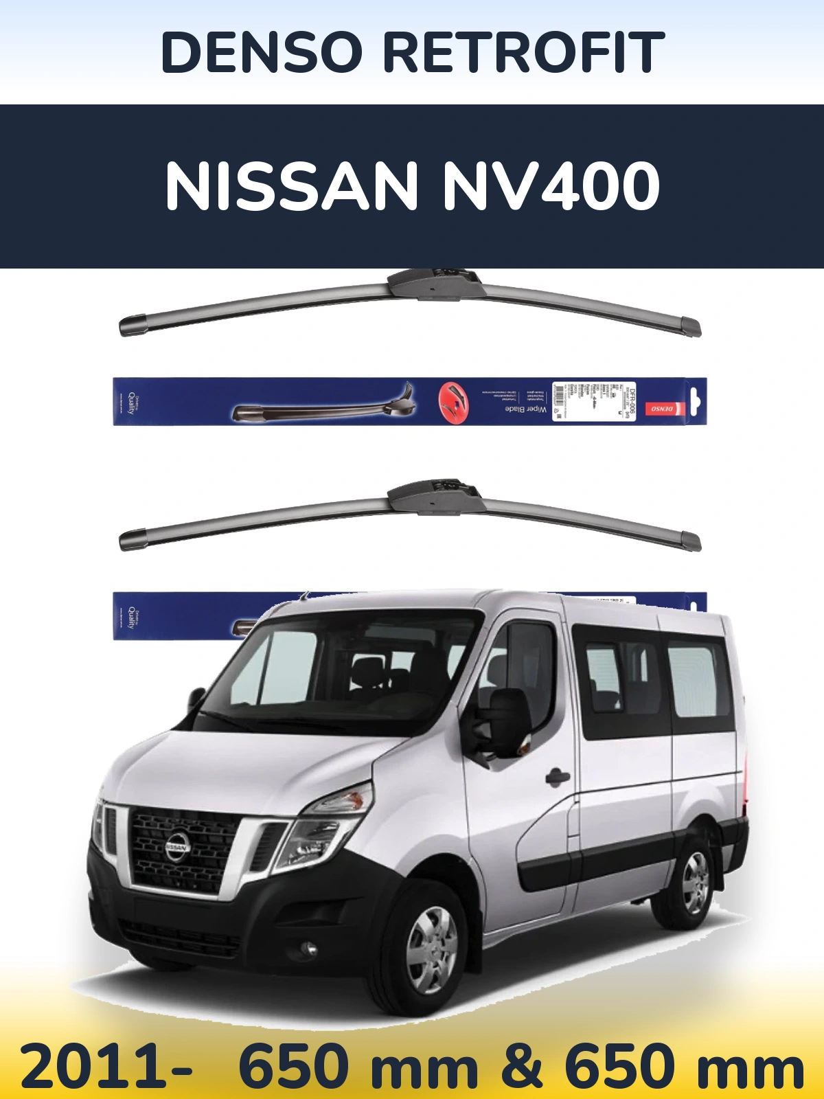 Torkarblad Denso Retrofit för Nissan NV400