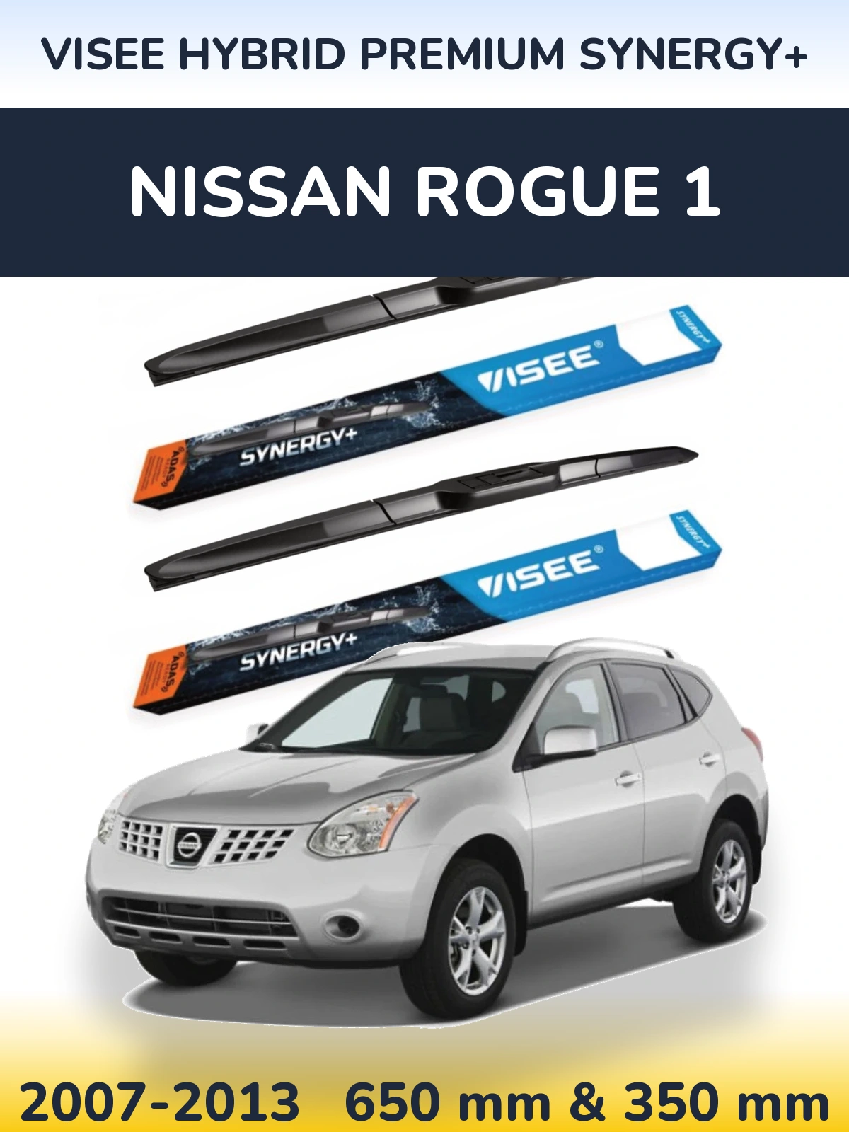 Torkarblad VISEE HYBRID PREMIUM SYNERGY+ för Nissan Rogue 1