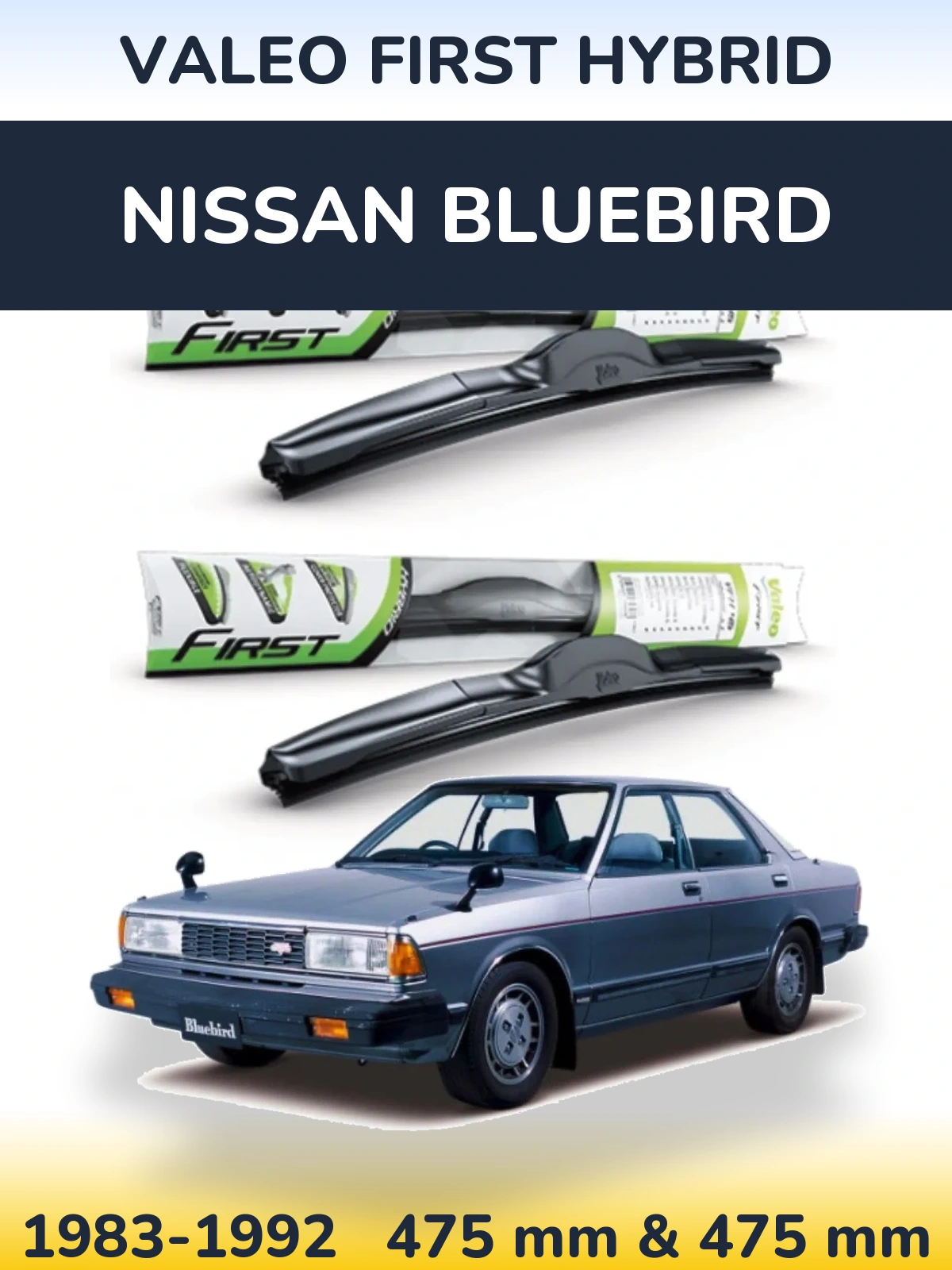 Torkarblad Valeo First Hybrid för Nissan Bluebird