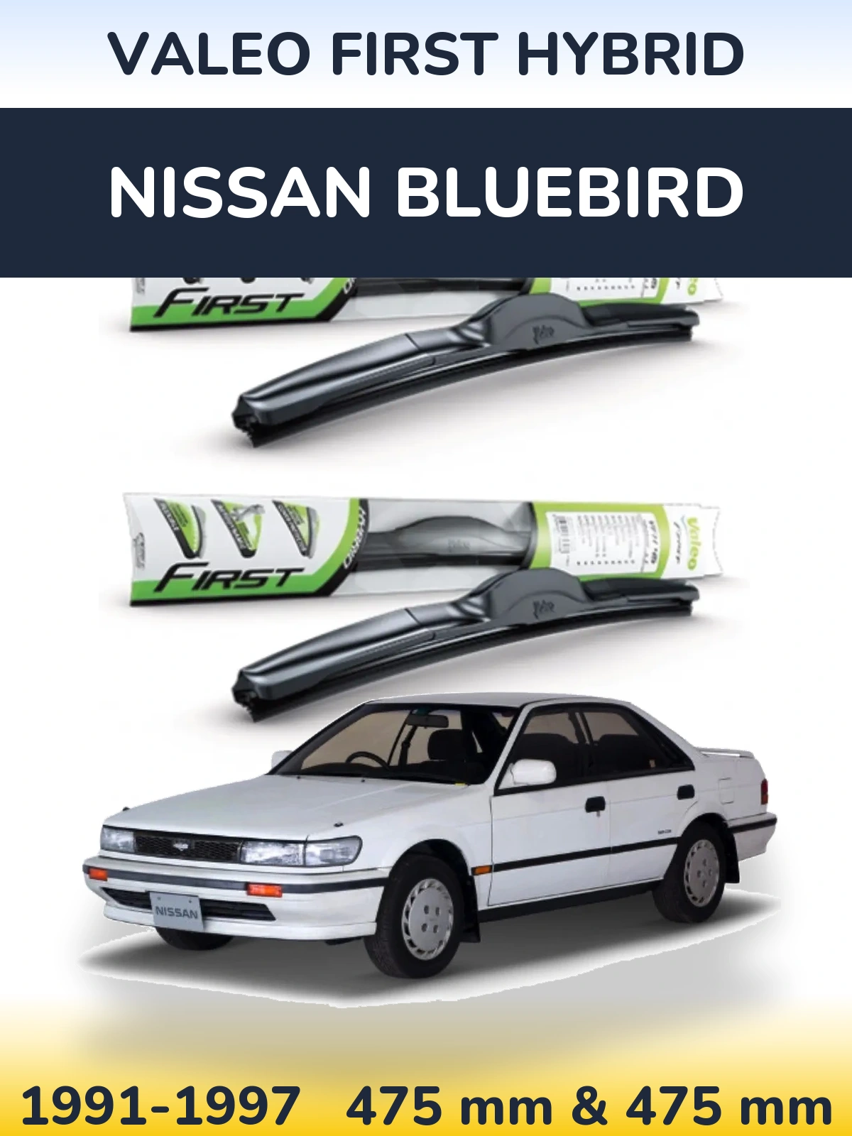 Torkarblad Valeo First Hybrid för Nissan Bluebird