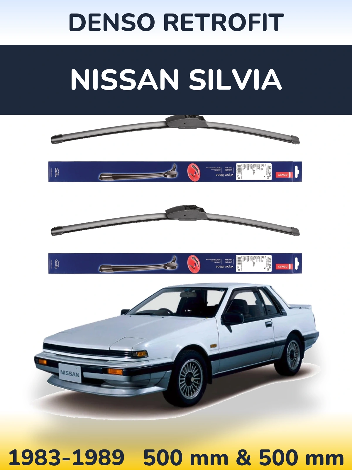 Torkarblad Denso Retrofit för Nissan Silvia