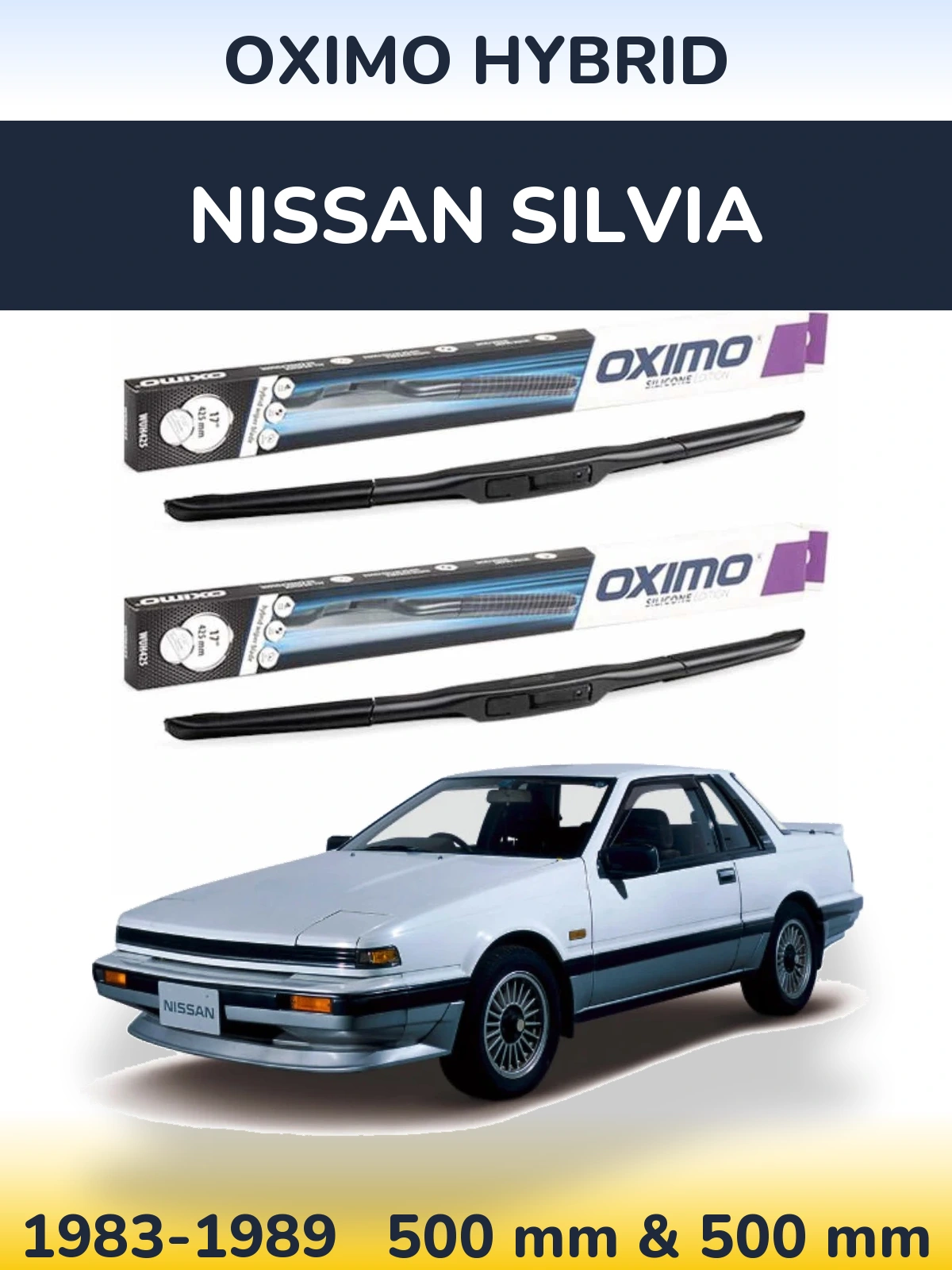 Torkarblad Oximo Hybrid för Nissan Silvia