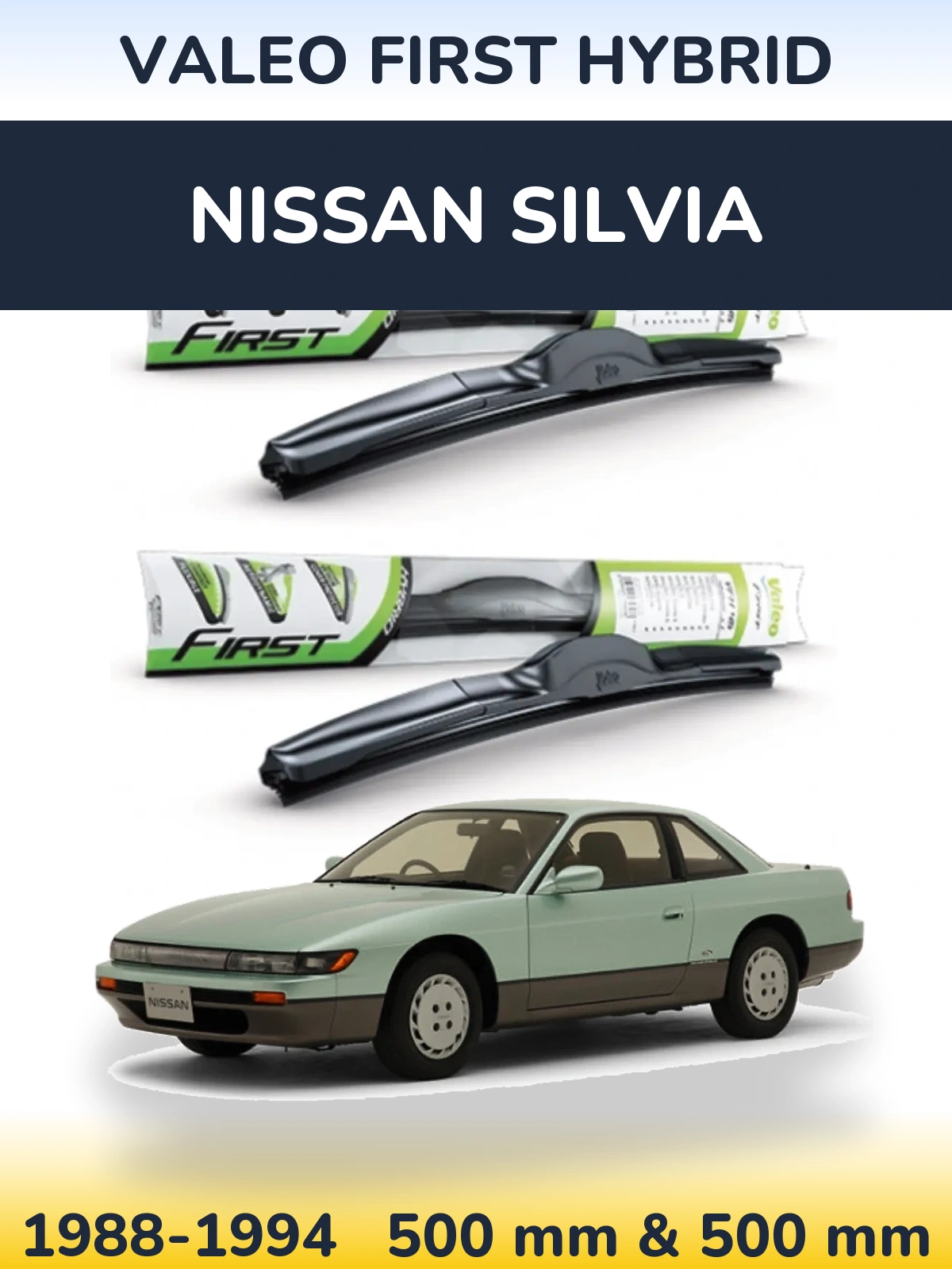 Torkarblad Valeo First Hybrid för Nissan Silvia