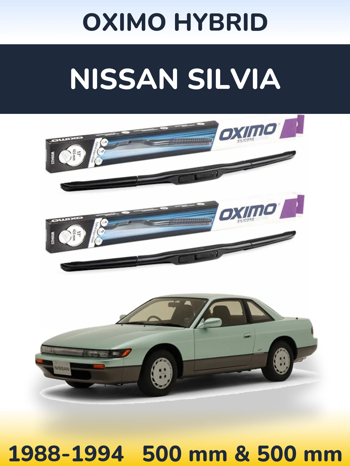 Torkarblad Oximo Hybrid för Nissan Silvia