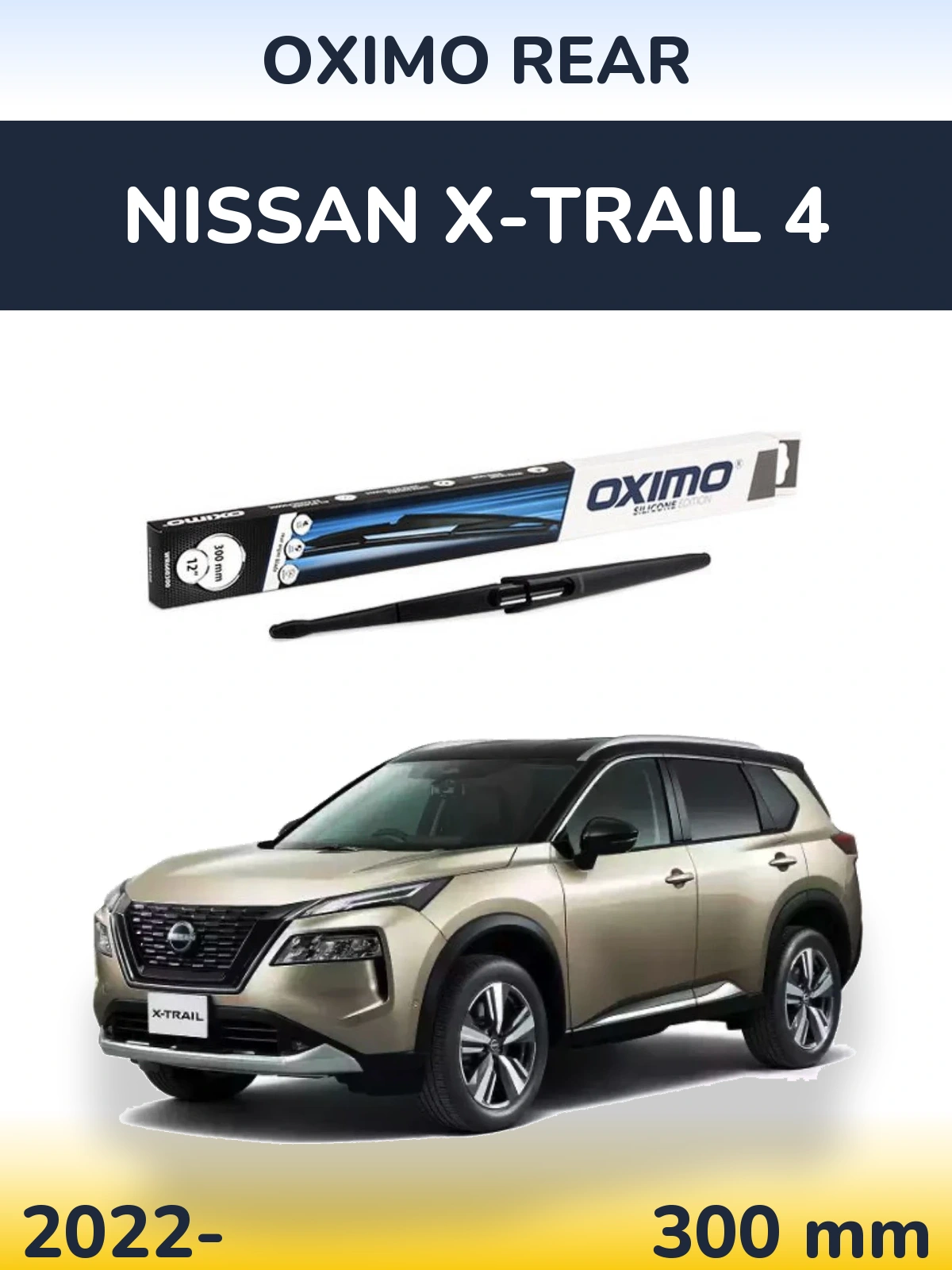 Torkarblad Oximo Rear för Nissan X-Trail 4