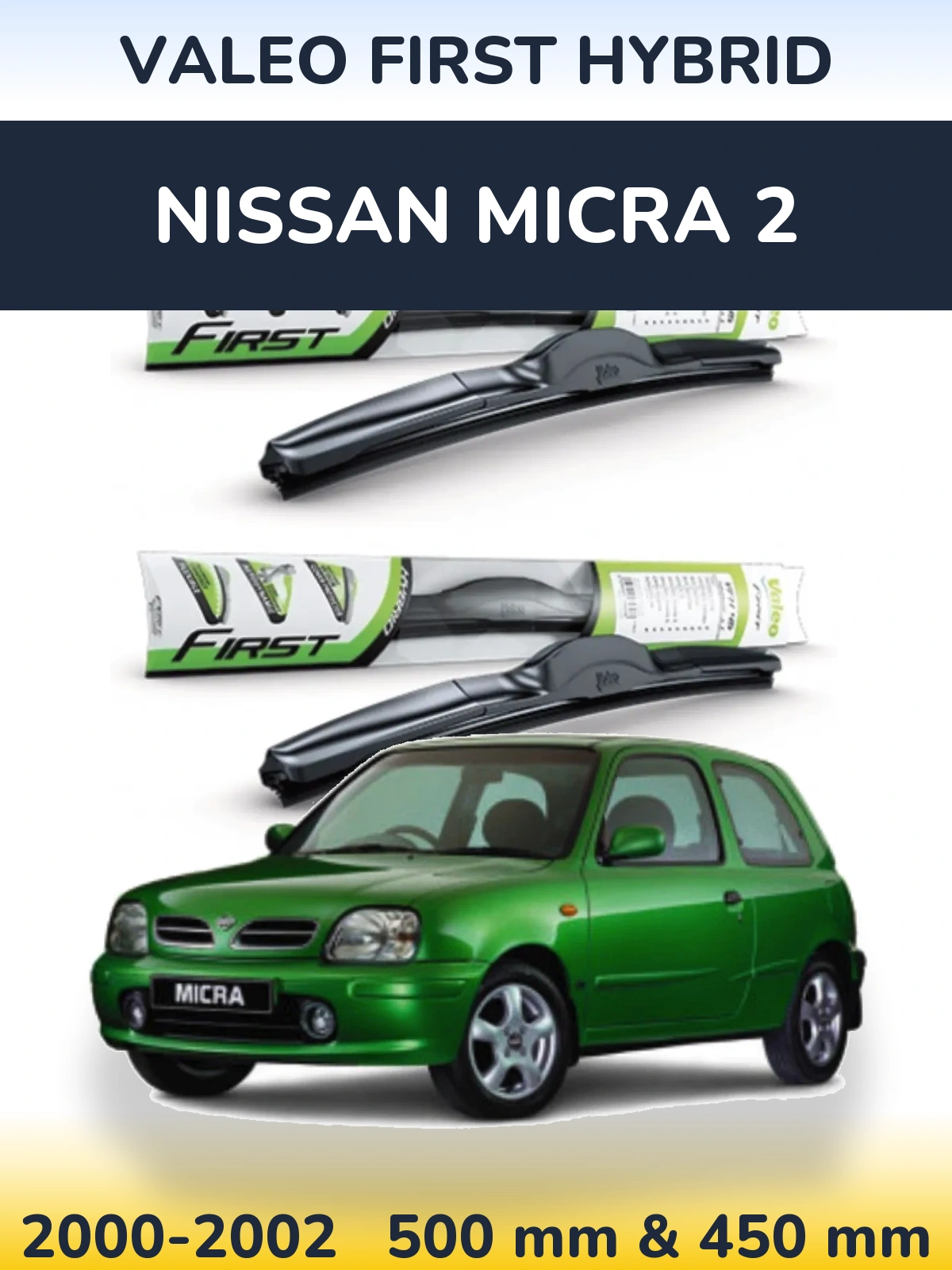 Torkarblad Valeo First Hybrid för Nissan Micra 2
