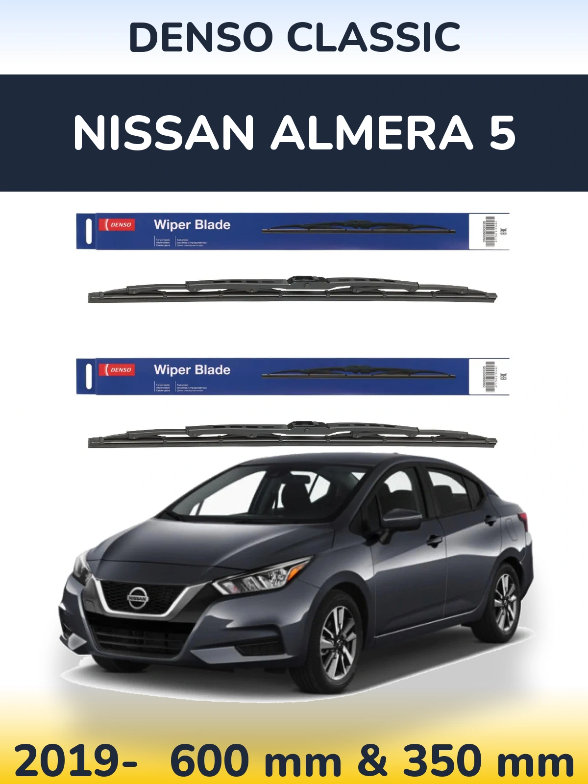 Torkarblad Denso Classic för Nissan Almera 5