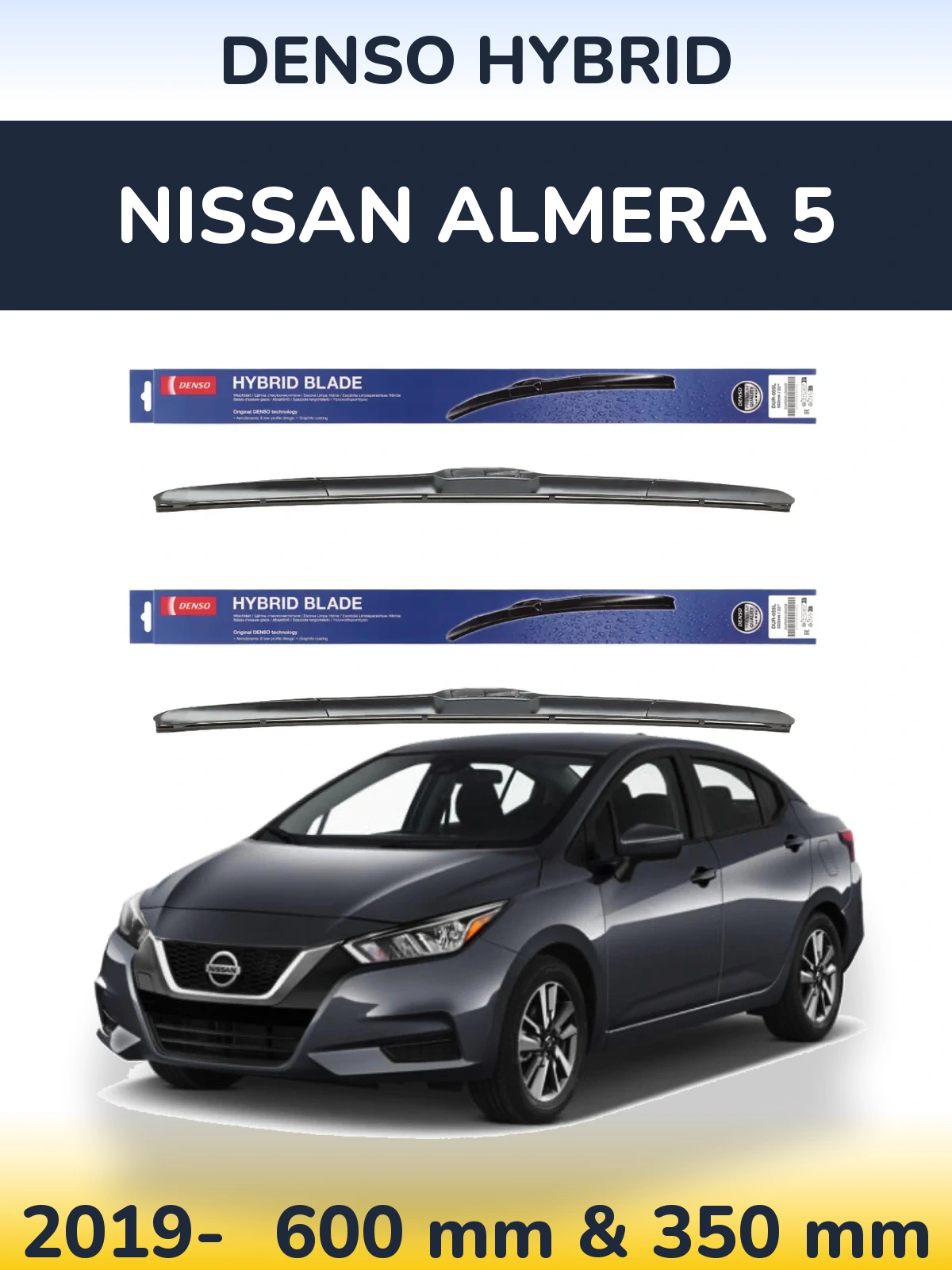 Torkarblad Denso Hybrid för Nissan Almera 5