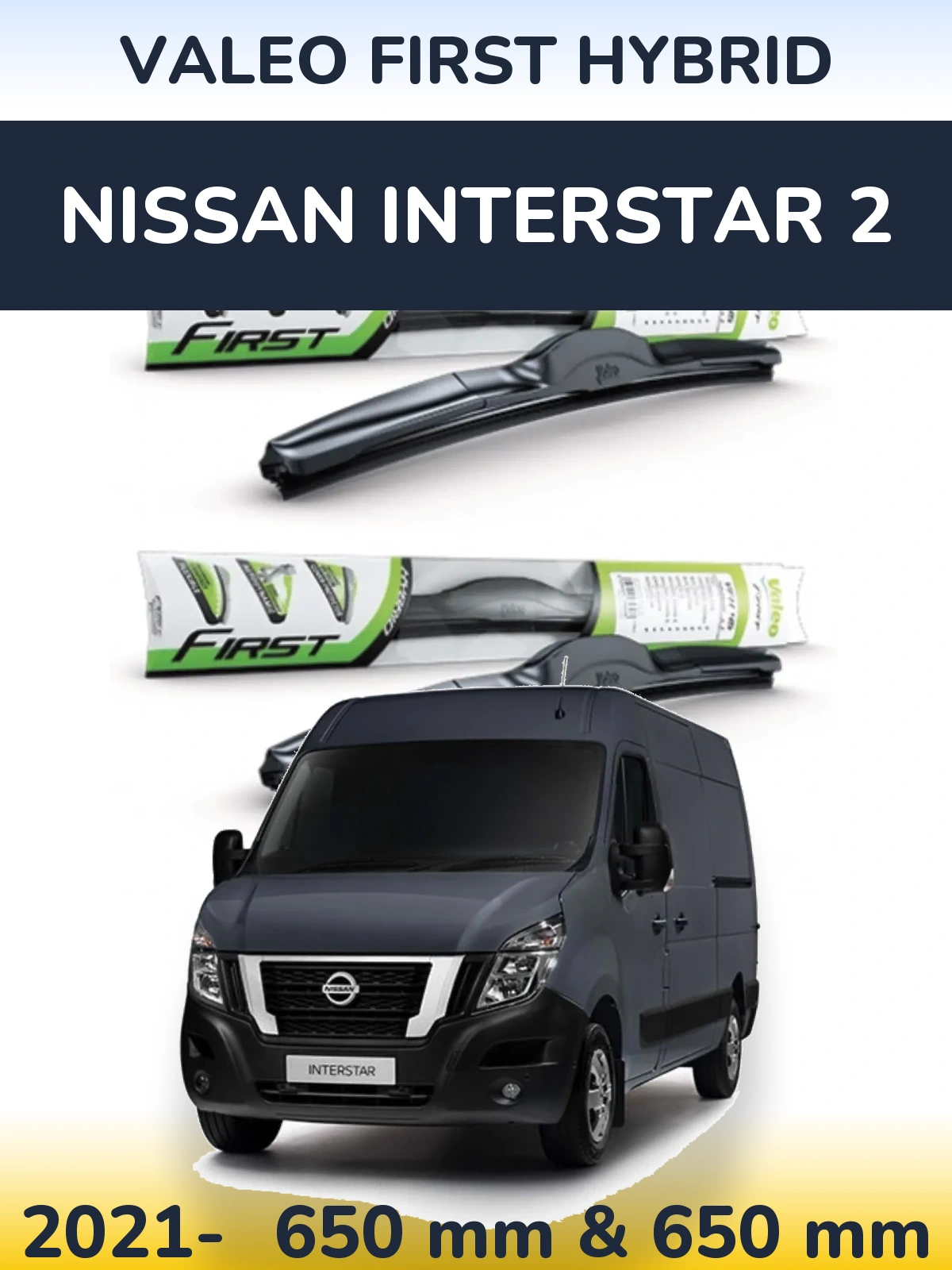 Torkarblad Valeo First Hybrid för Nissan Interstar 2