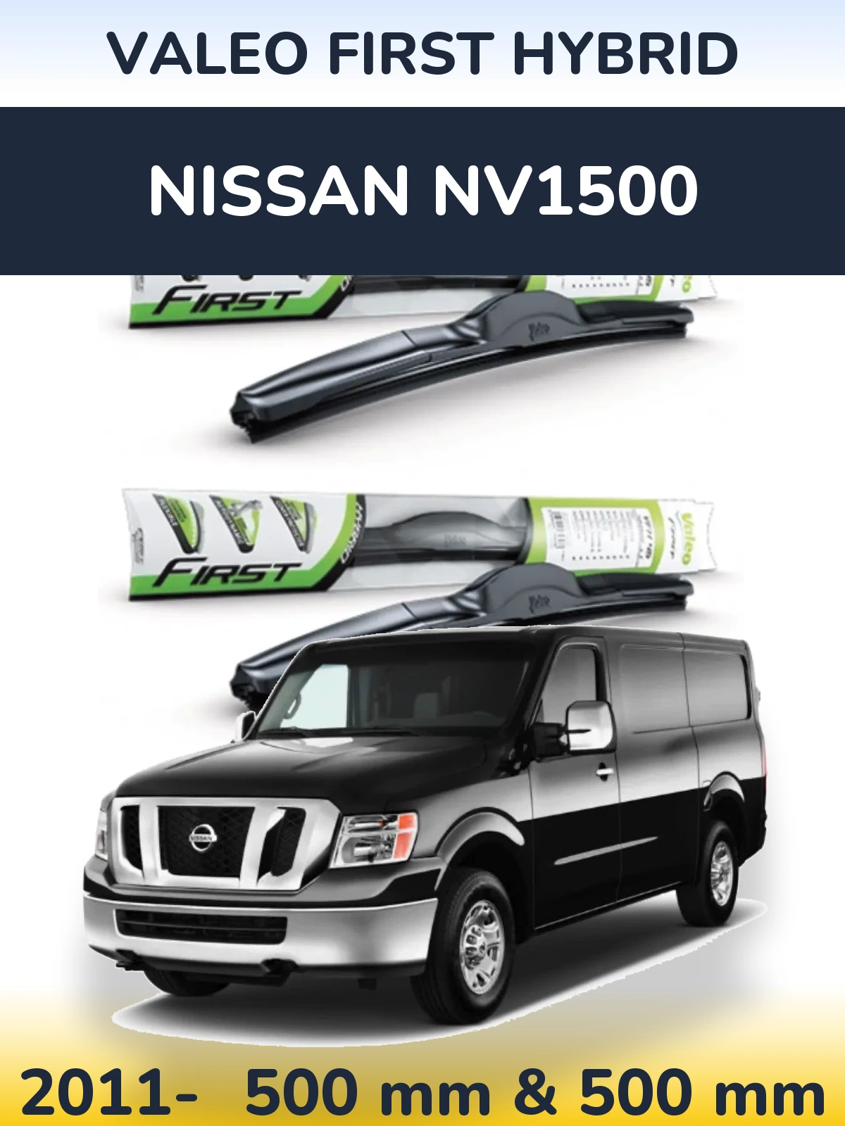 Torkarblad Valeo First Hybrid för Nissan NV1500