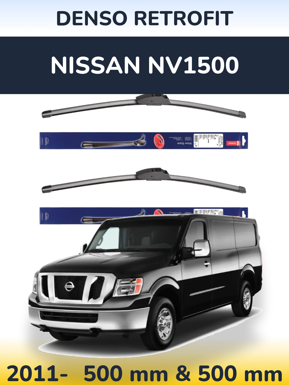 Torkarblad Denso Retrofit för Nissan NV1500
