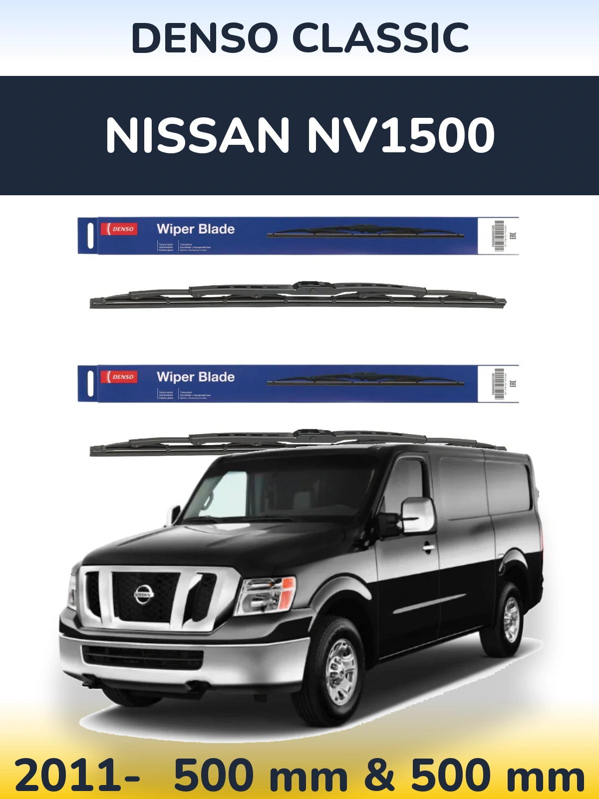 Torkarblad Denso Classic för Nissan NV1500