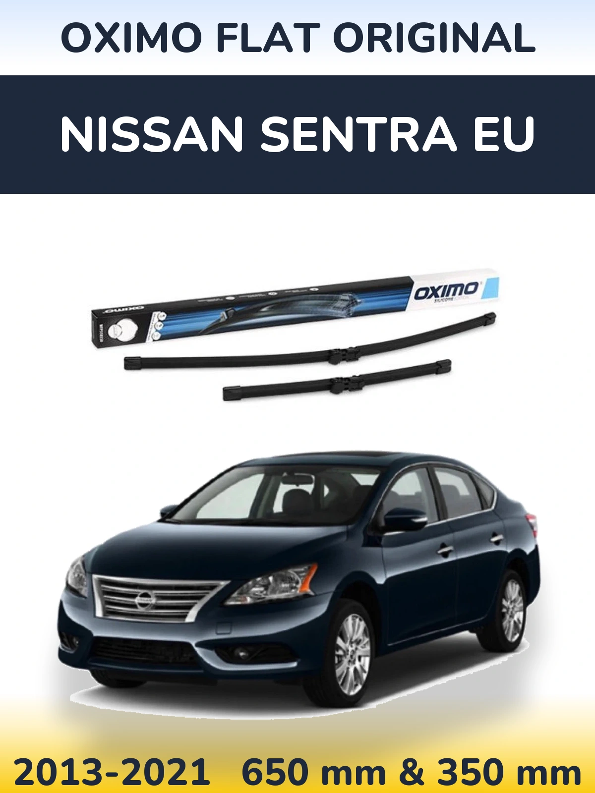 Torkarblad Oximo Flat Original för Nissan Sentra EU
