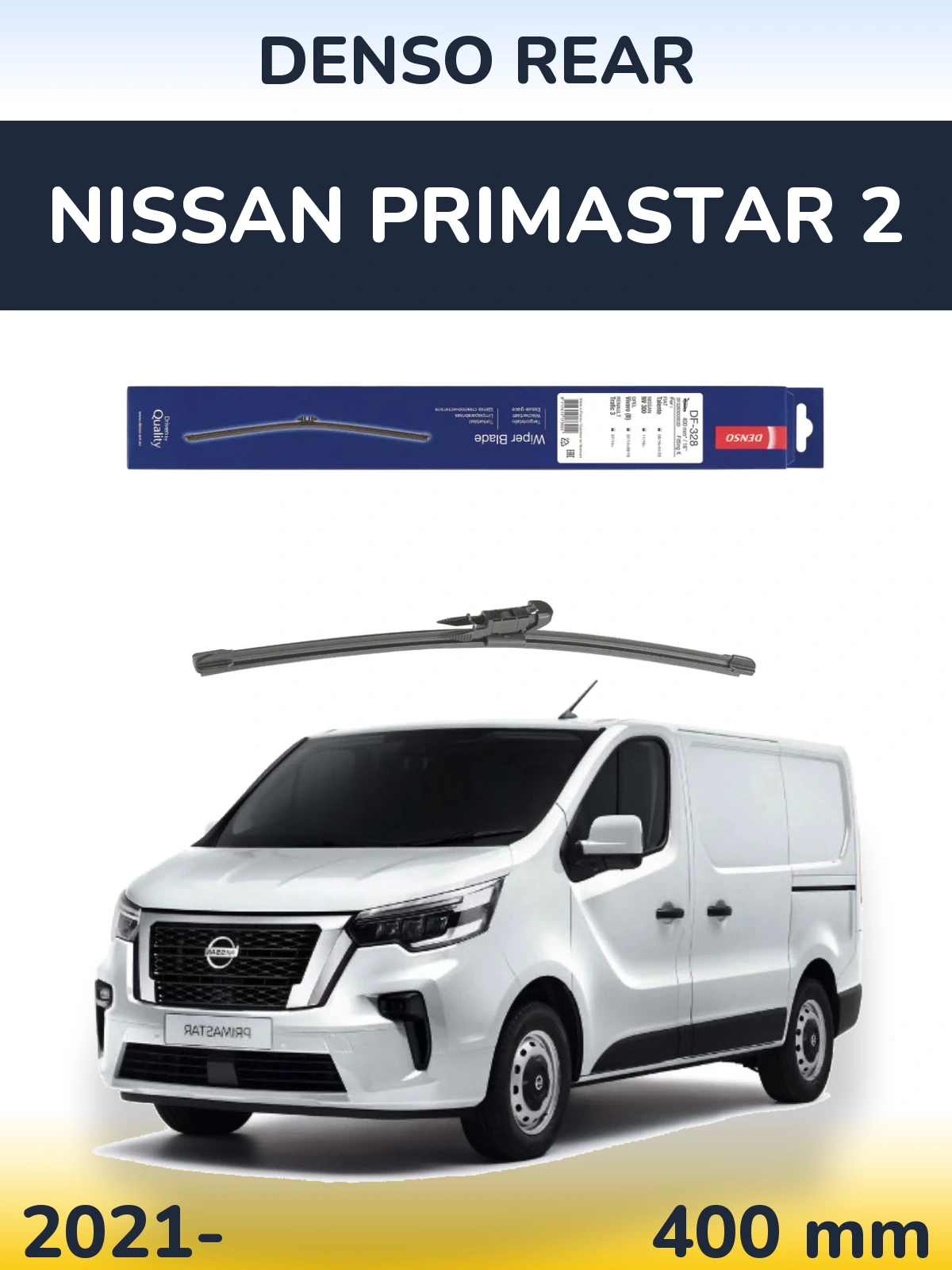 Torkarblad Denso Rear för Nissan Primastar 2