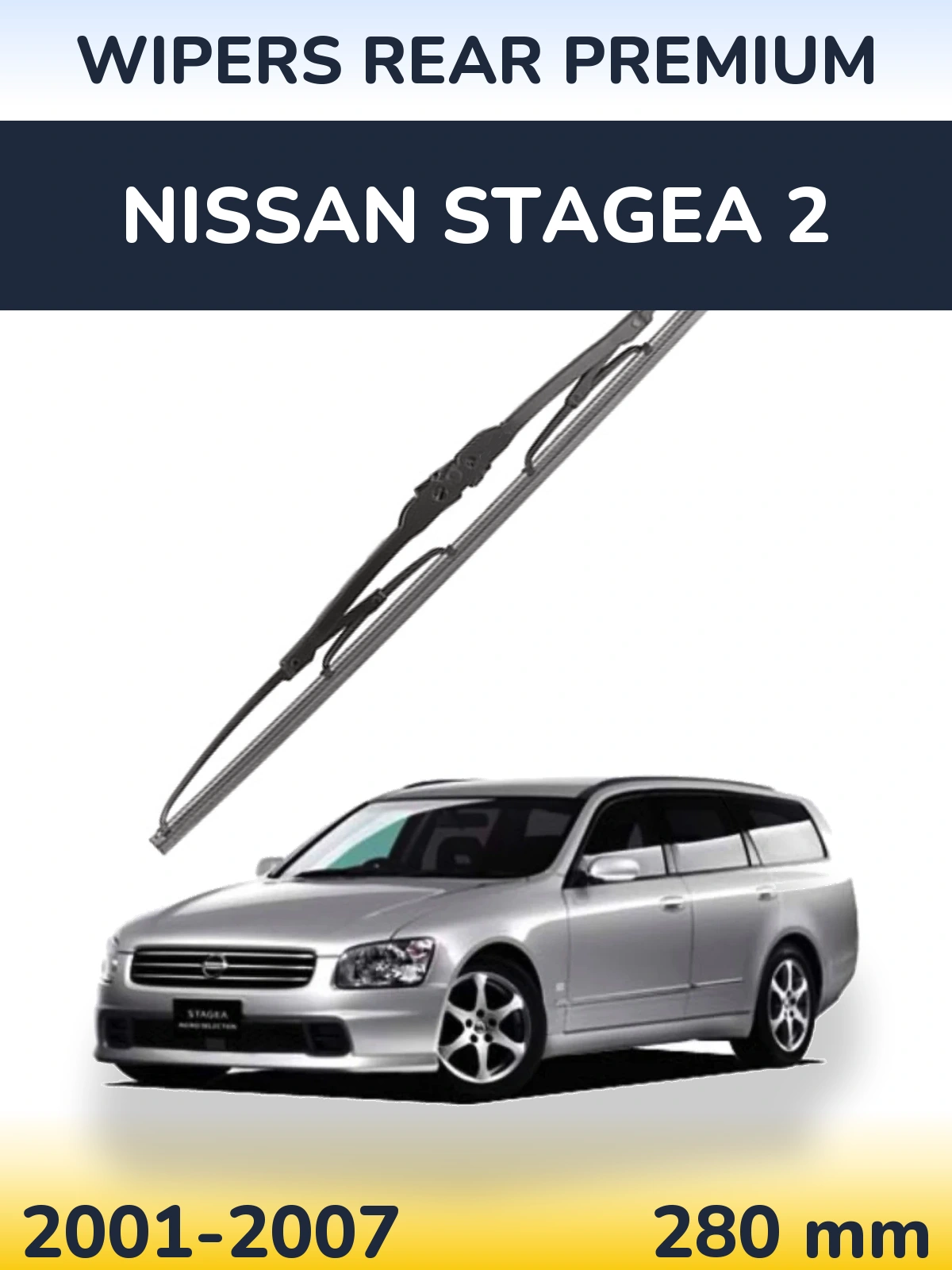 Torkarblad WIPERS REAR PREMIUM för Nissan Stagea 2