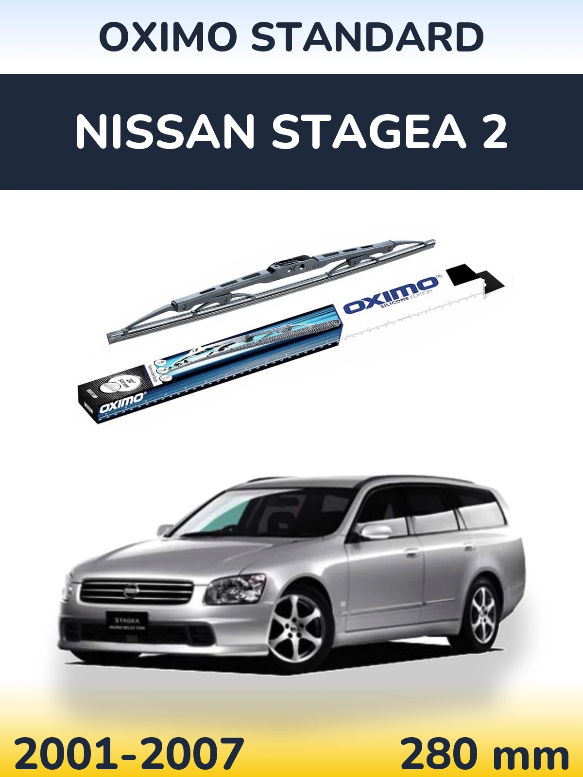 Torkarblad Oximo Standard för Nissan Stagea 2
