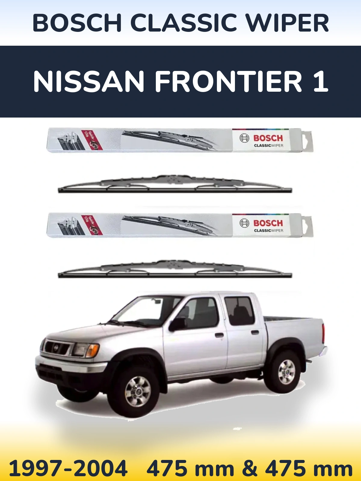Torkarblad BOSCH Classic Wiper för Nissan Frontier 1