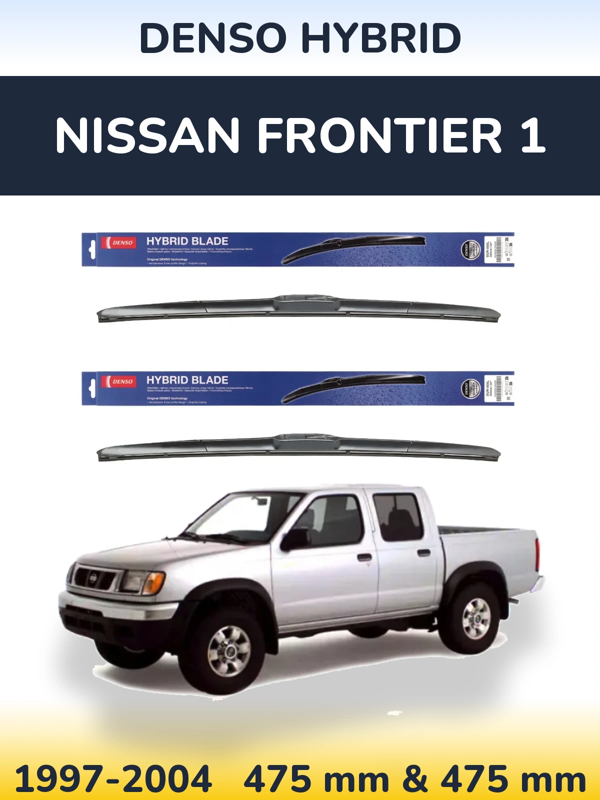 Torkarblad Denso Hybrid för Nissan Frontier 1