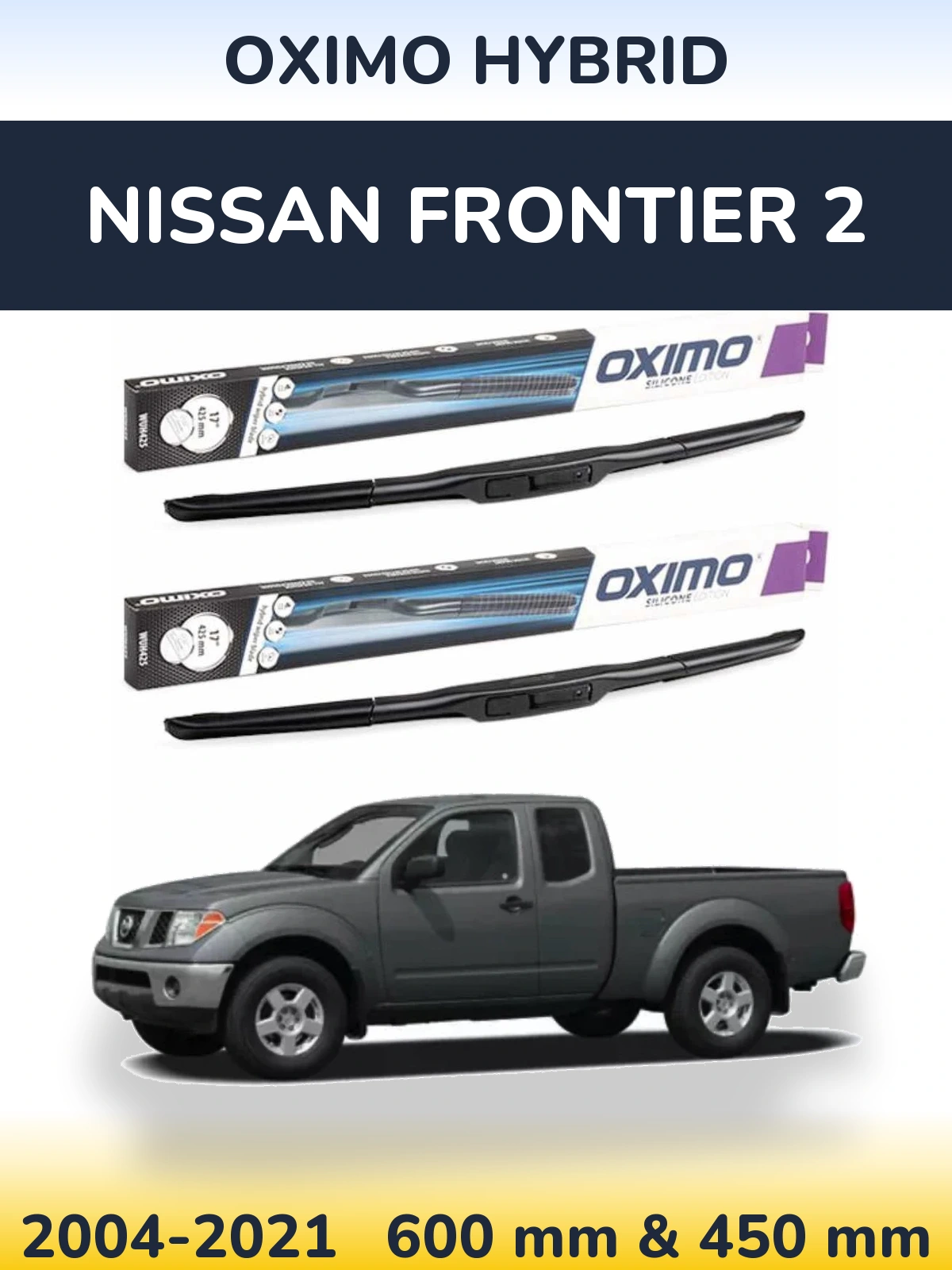 Torkarblad Oximo Hybrid för Nissan Frontier 2