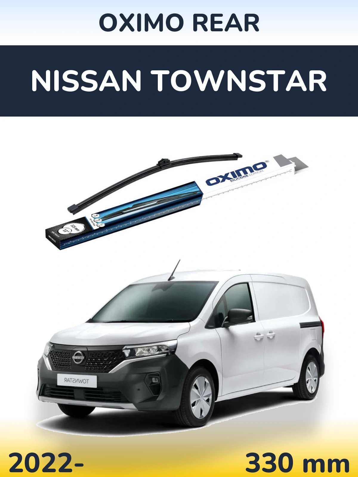Torkarblad Oximo Rear för Nissan Townstar