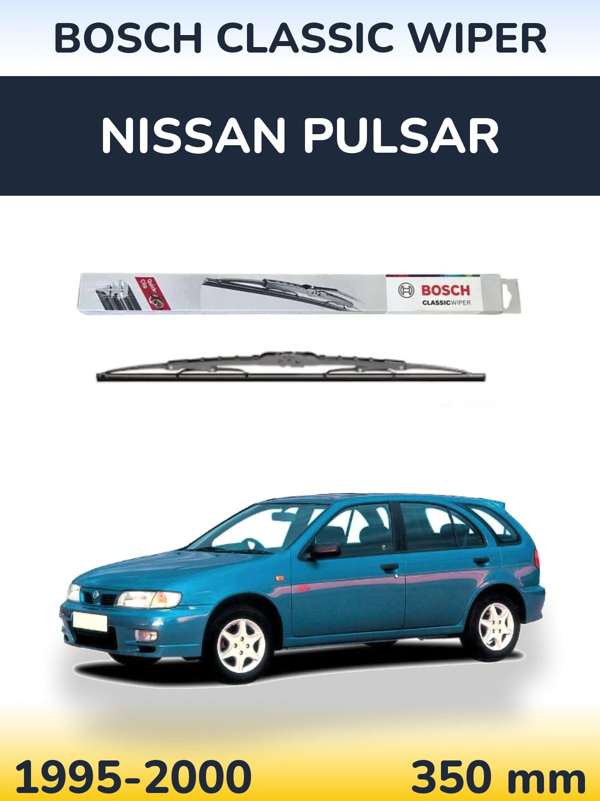 Torkarblad BOSCH Classic Wiper för Nissan Pulsar