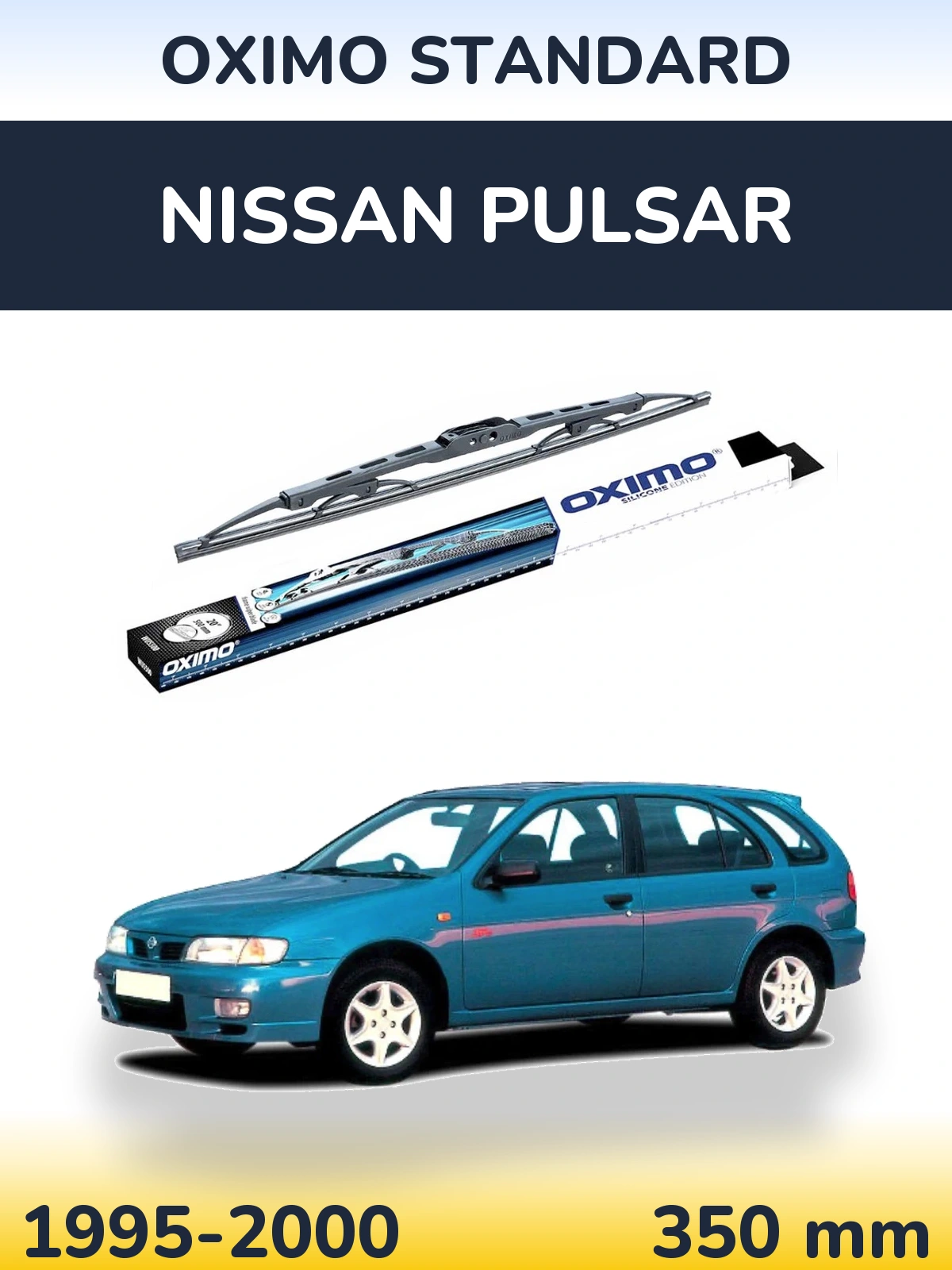 Задний дворник Oximo Standard 350 мм для Nissan Pulsar 1995-2000