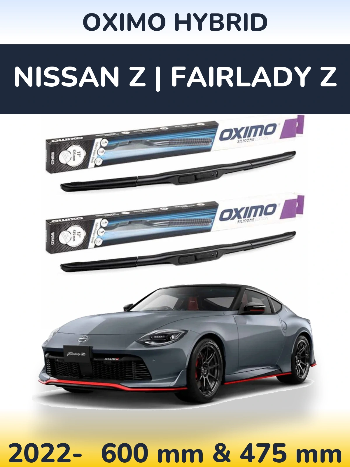 Torkarblad Oximo Hybrid för Nissan Z | Fairlady Z
