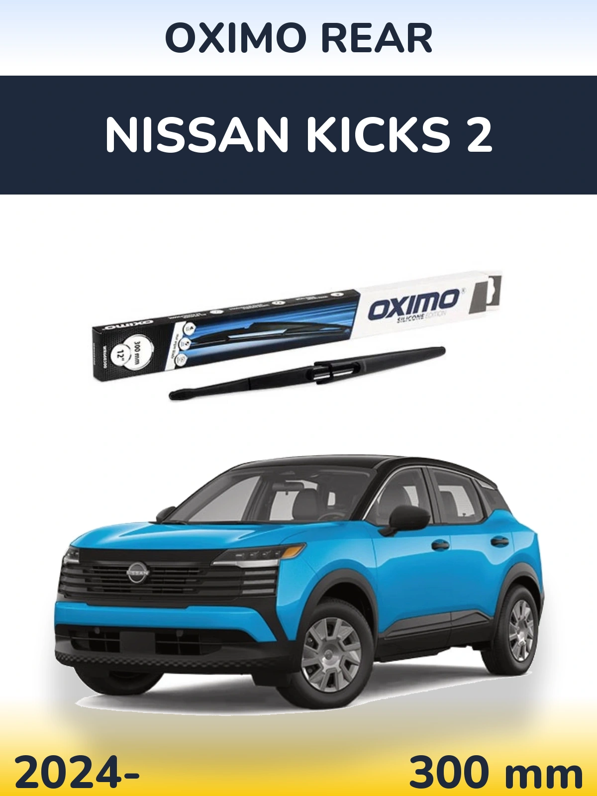 Torkarblad Oximo Rear för Nissan Kicks 2
