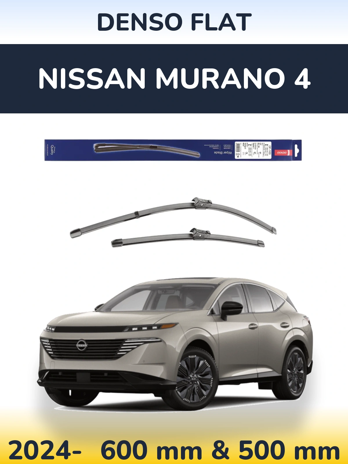 Torkarblad Denso Flat för Nissan Murano 4