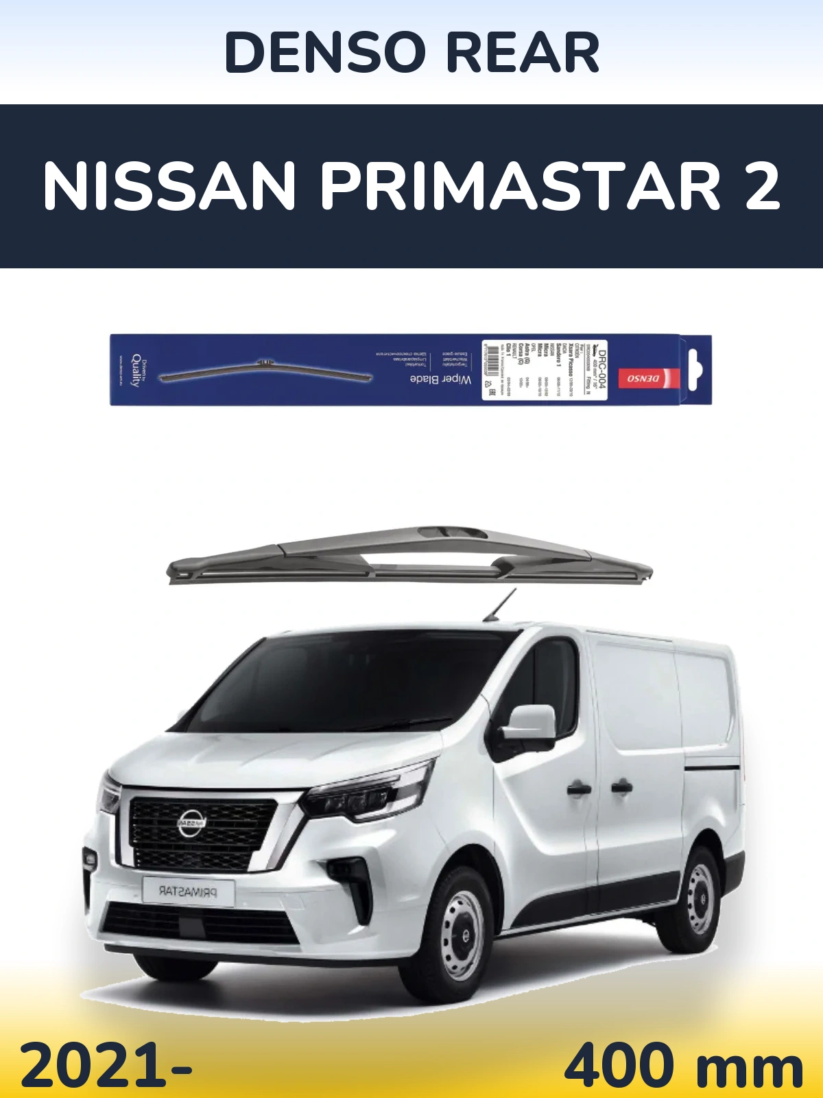 Torkarblad Denso Rear för Nissan Primastar 2