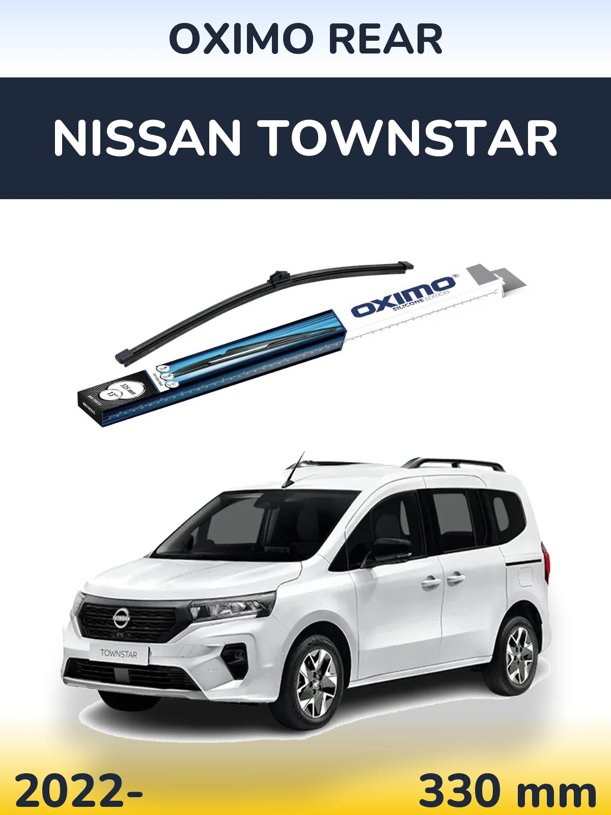 Torkarblad Oximo Rear för Nissan Townstar