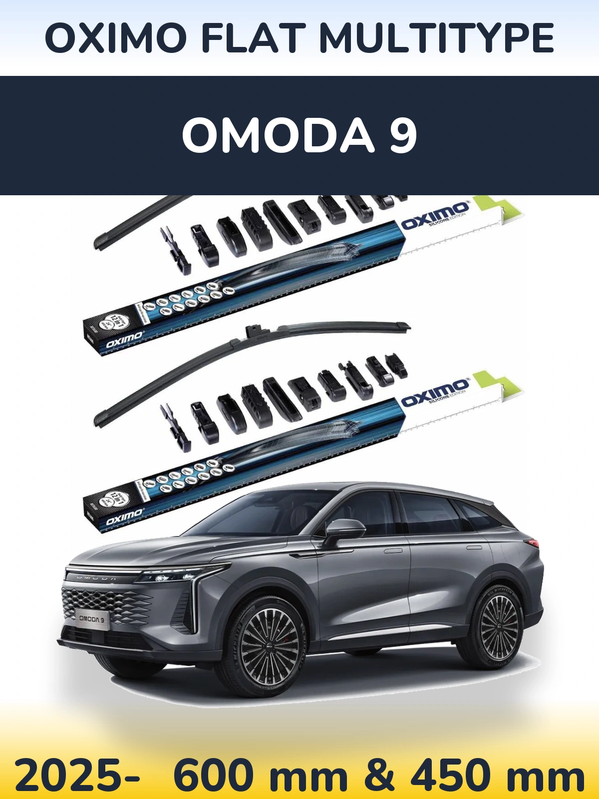 Torkarblad Oximo Flat MultiType för Omoda 9