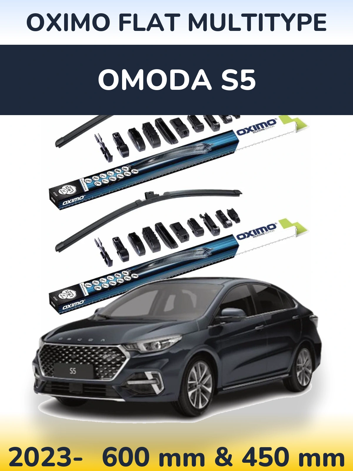 Torkarblad Oximo Flat MultiType för Omoda S5