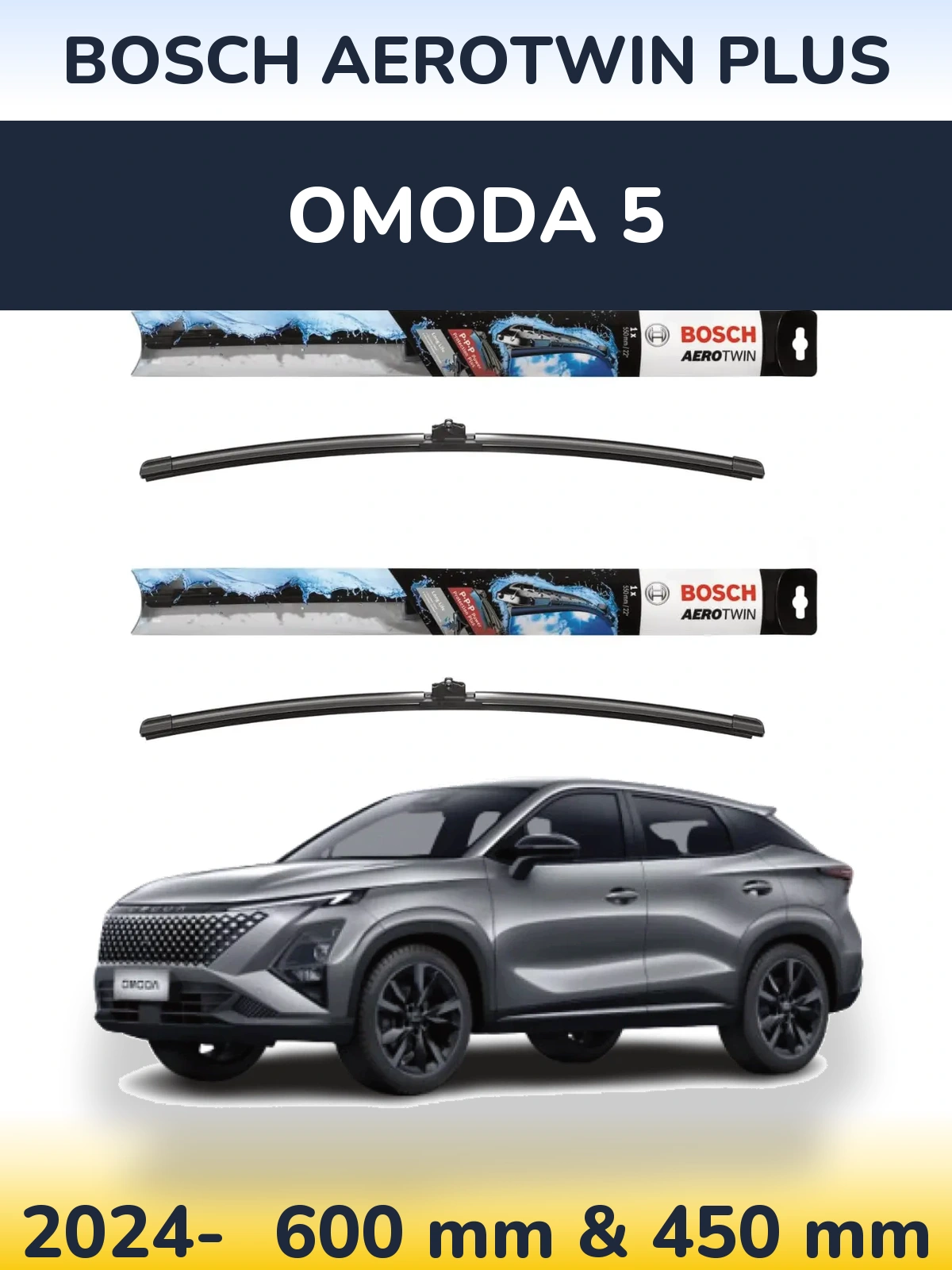 Torkarblad BOSCH AeroTwin Plus för Omoda 5