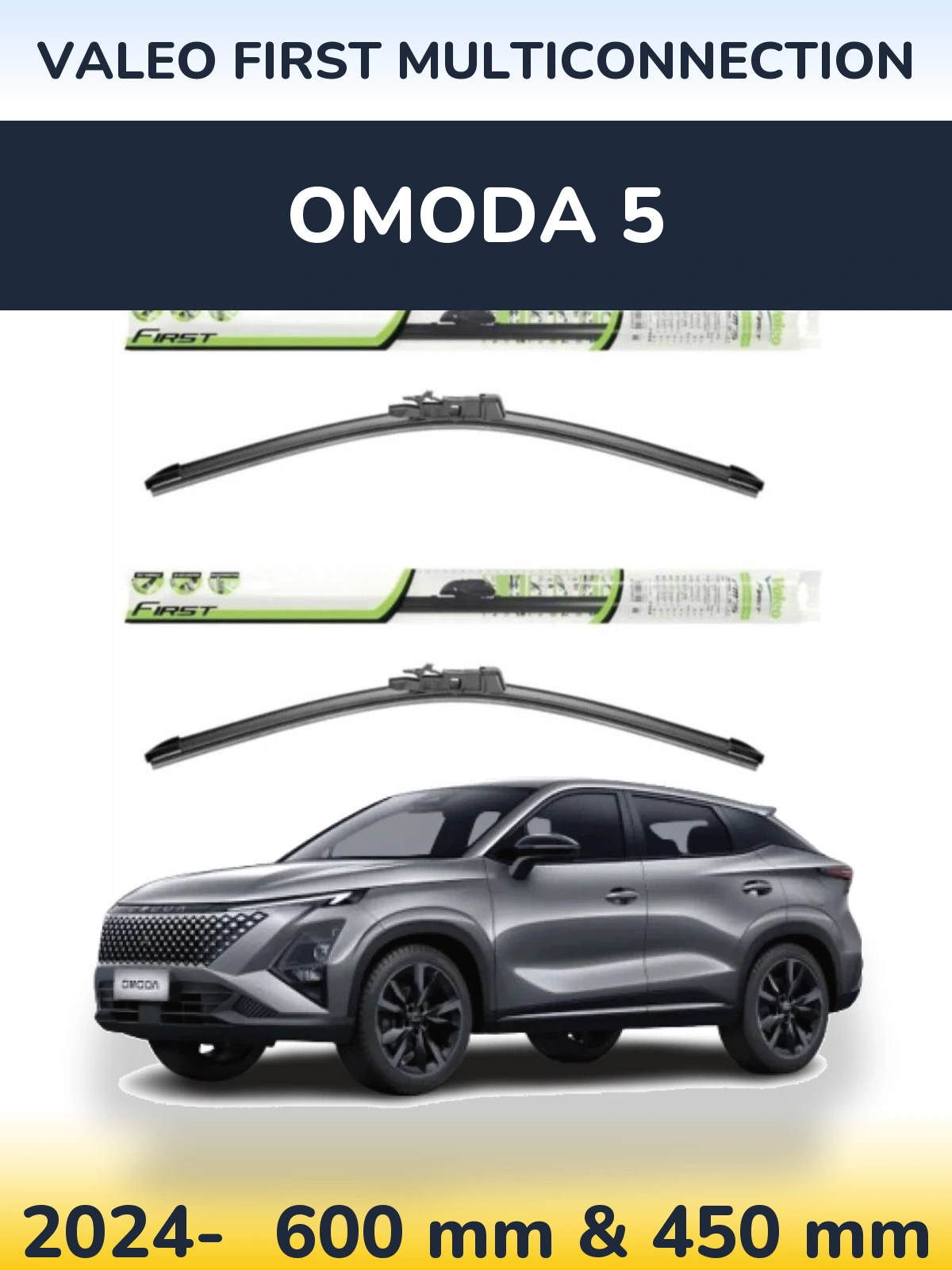 Torkarblad Valeo First MultiConnection för Omoda 5