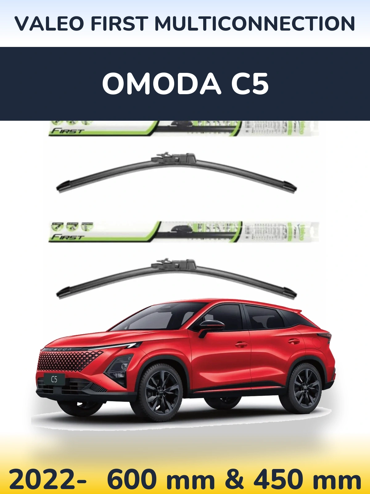 Torkarblad Valeo First MultiConnection för Omoda C5