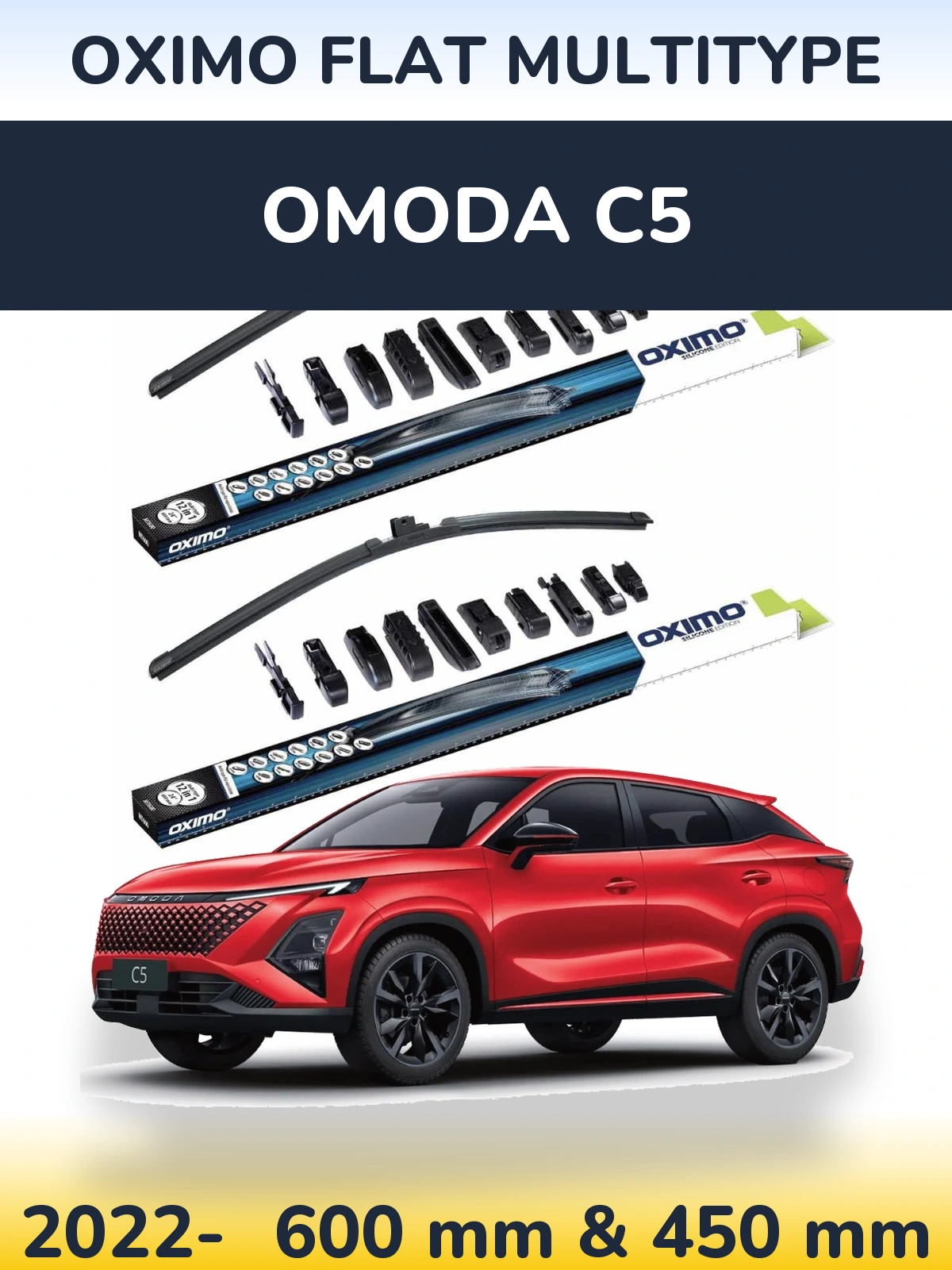 Torkarblad Oximo Flat MultiType för Omoda C5
