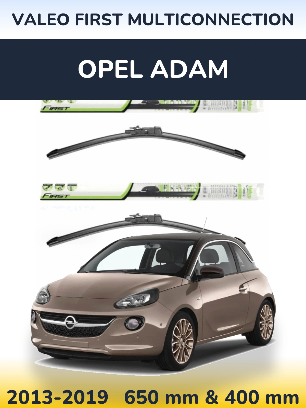 Torkarblad Valeo First MultiConnection för Opel Adam