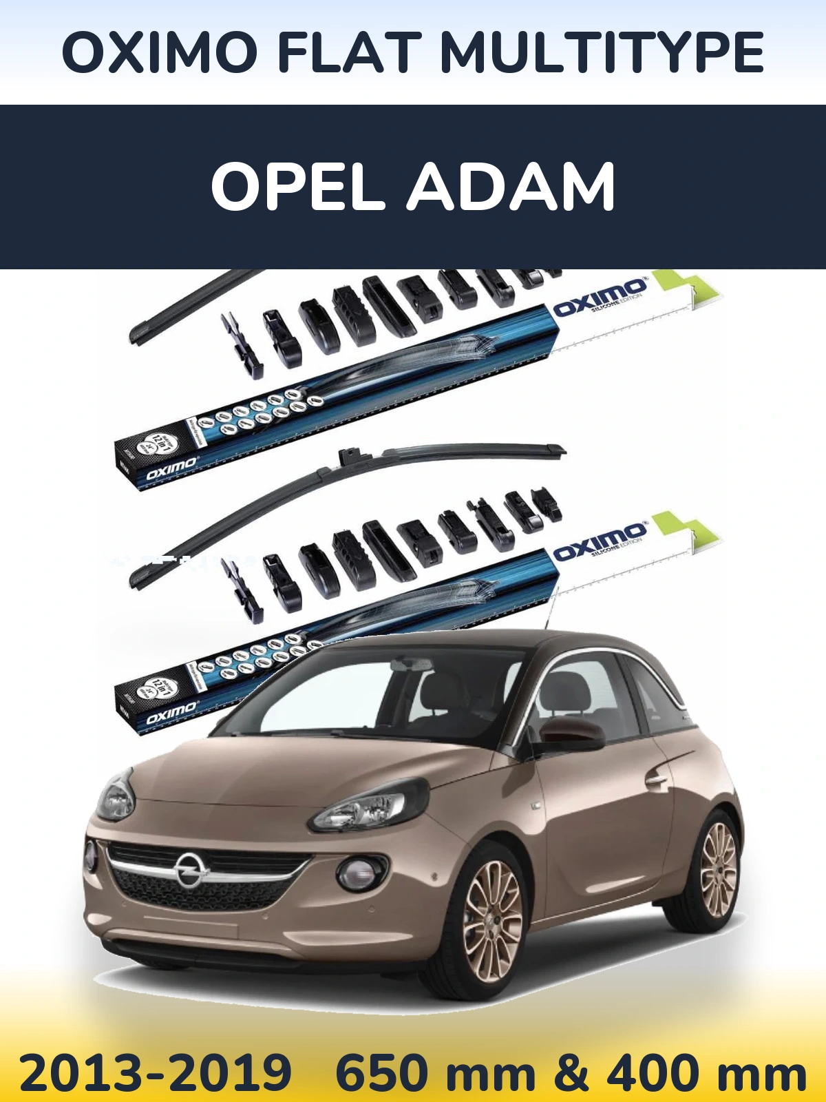 Torkarblad Oximo Flat MultiType för Opel Adam