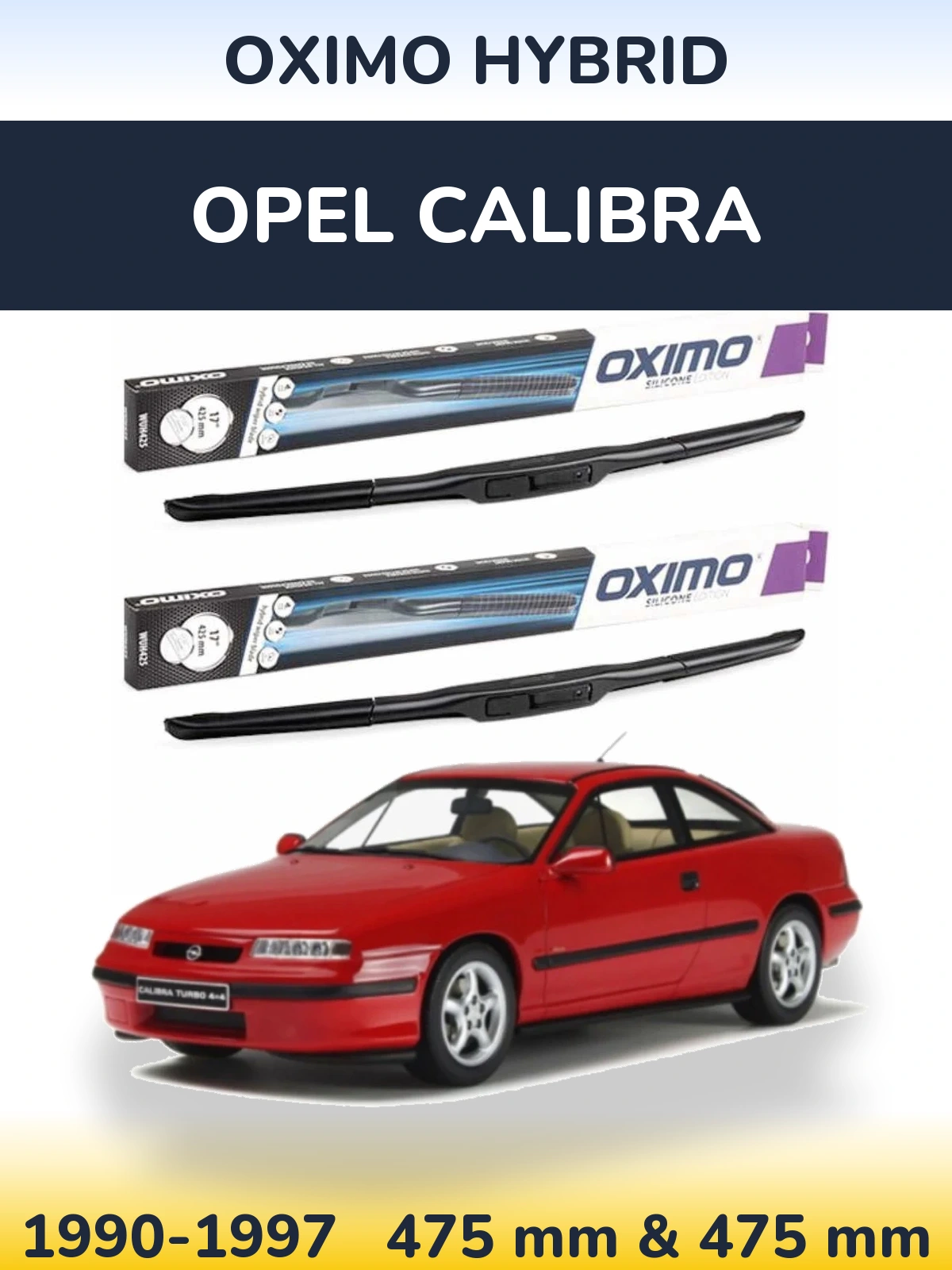 Torkarblad Oximo Hybrid för Opel Calibra