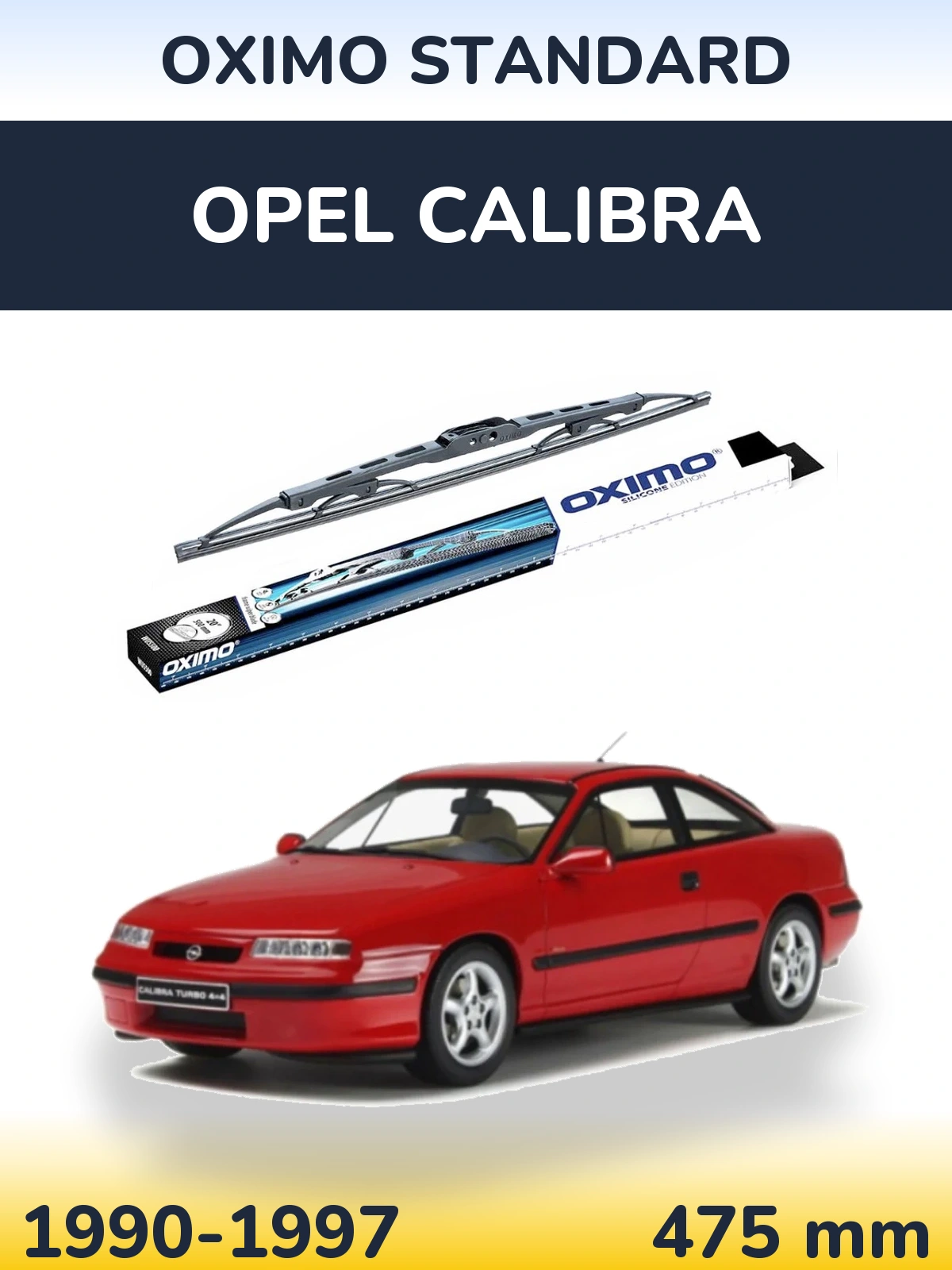 Torkarblad Oximo Standard för Opel Calibra