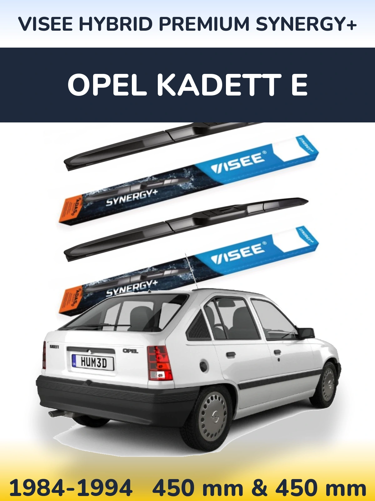 Torkarblad VISEE HYBRID PREMIUM SYNERGY+ för Opel Kadett E