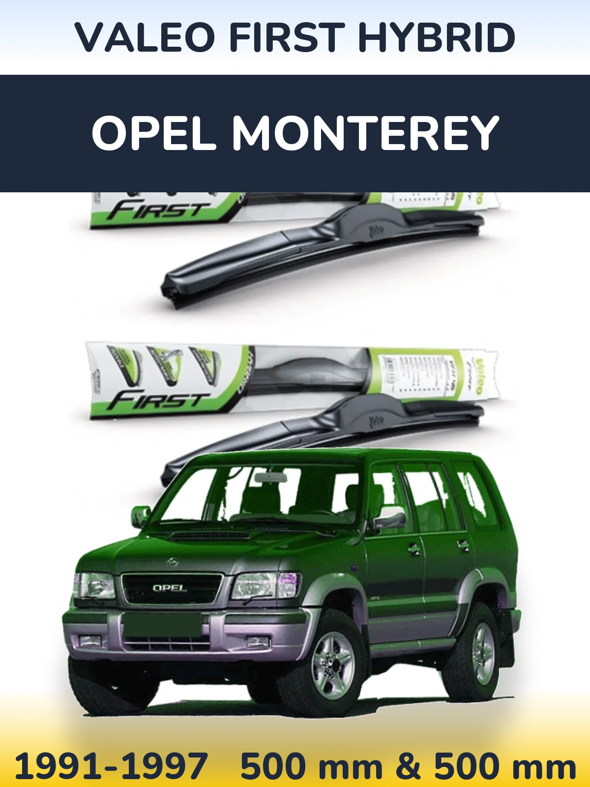 Torkarblad Valeo First Hybrid för Opel Monterey
