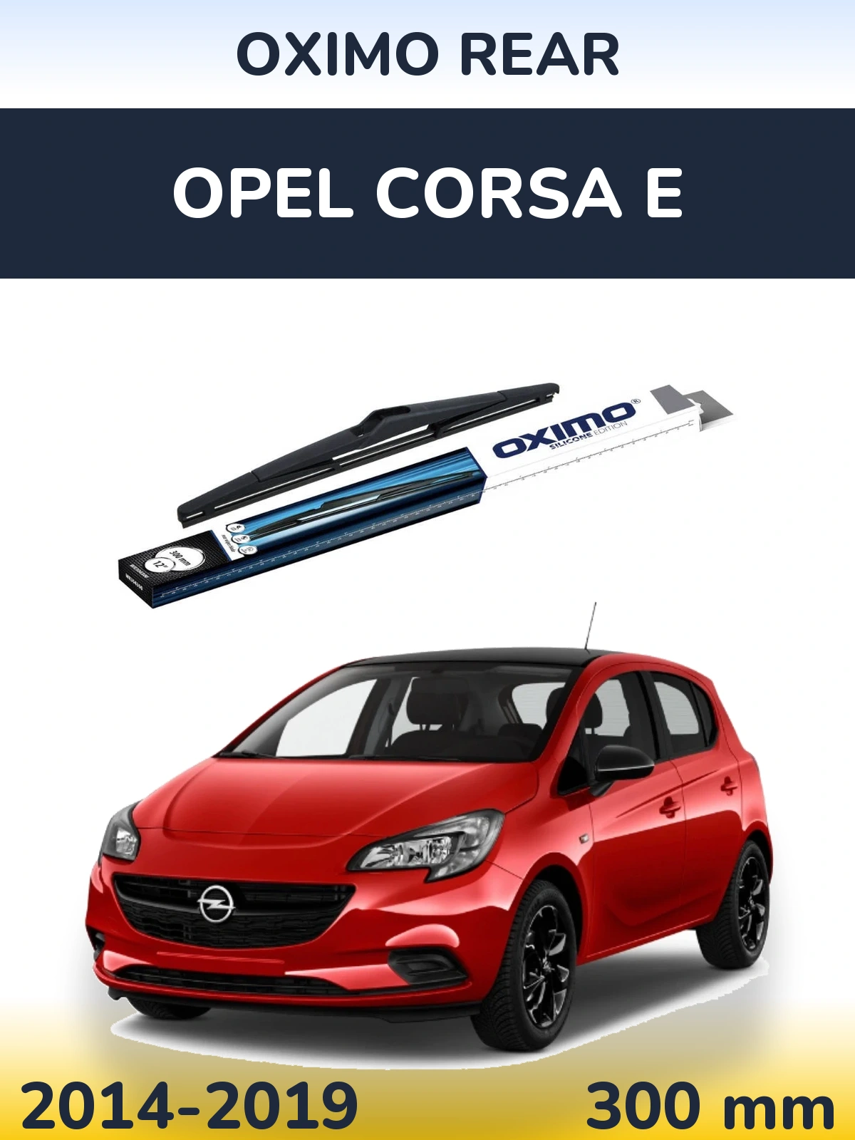 Torkarblad Oximo Rear för Opel Corsa E