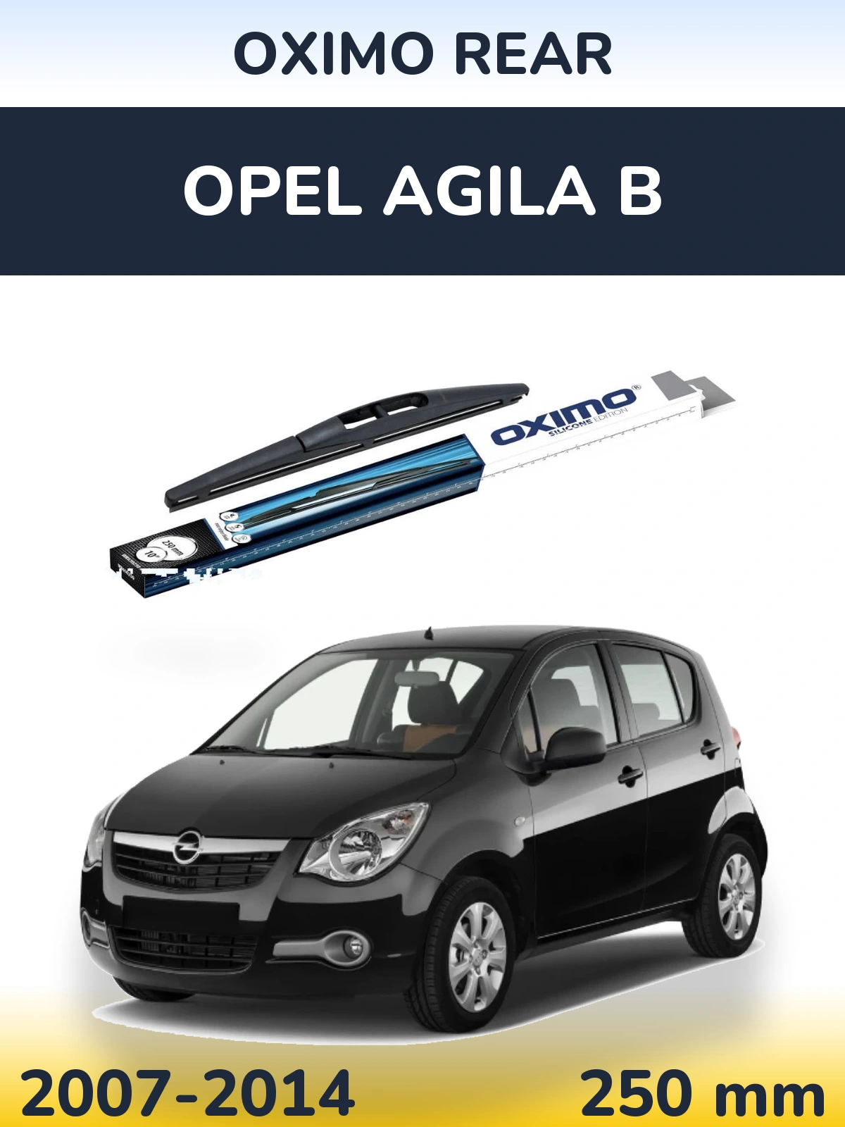 Torkarblad Oximo Rear för Opel Agila B