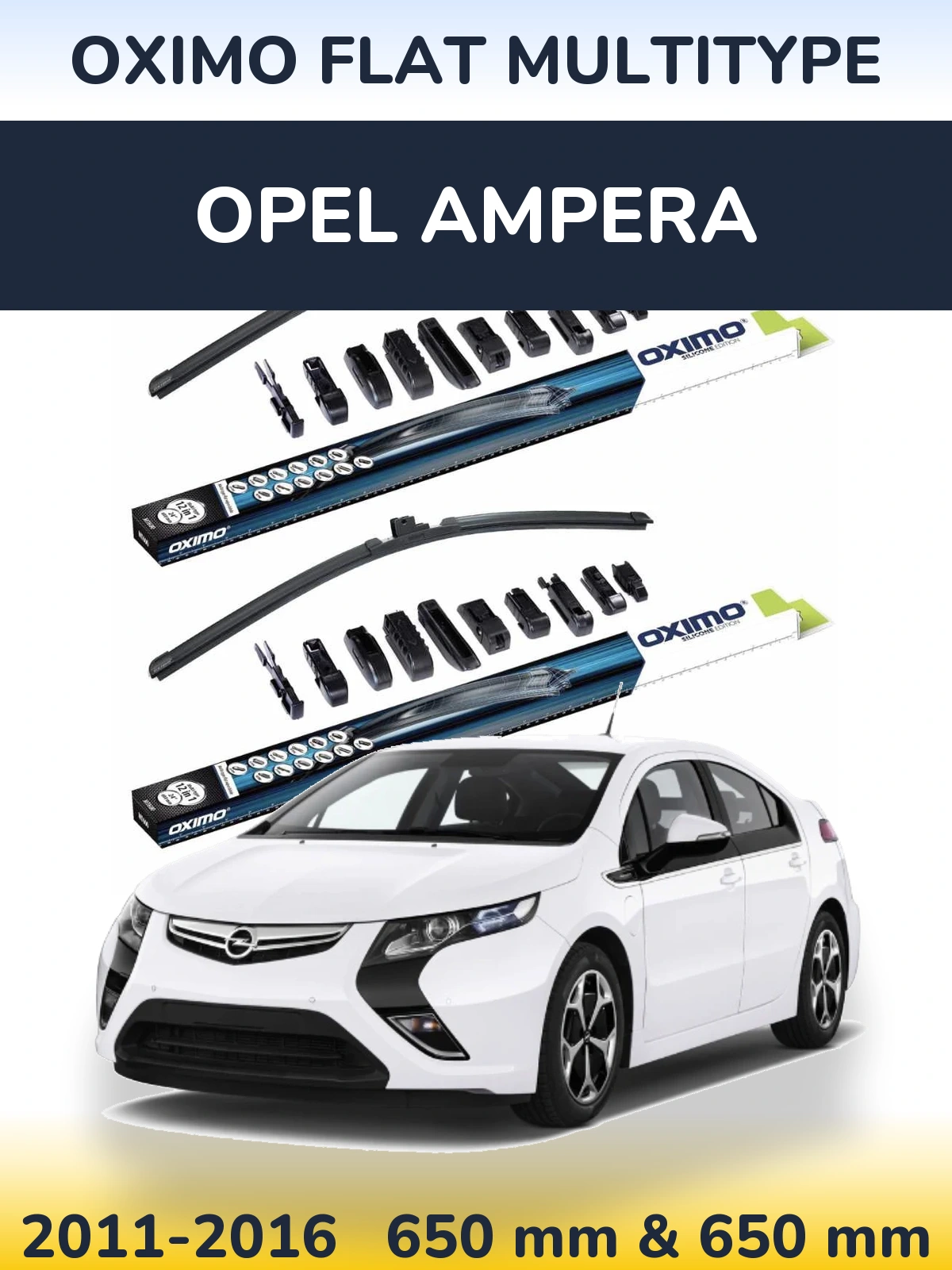 Torkarblad Oximo Flat MultiType för Opel Ampera