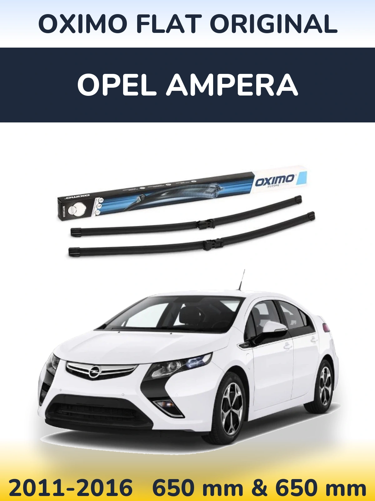 Torkarblad Oximo Flat Original för Opel Ampera