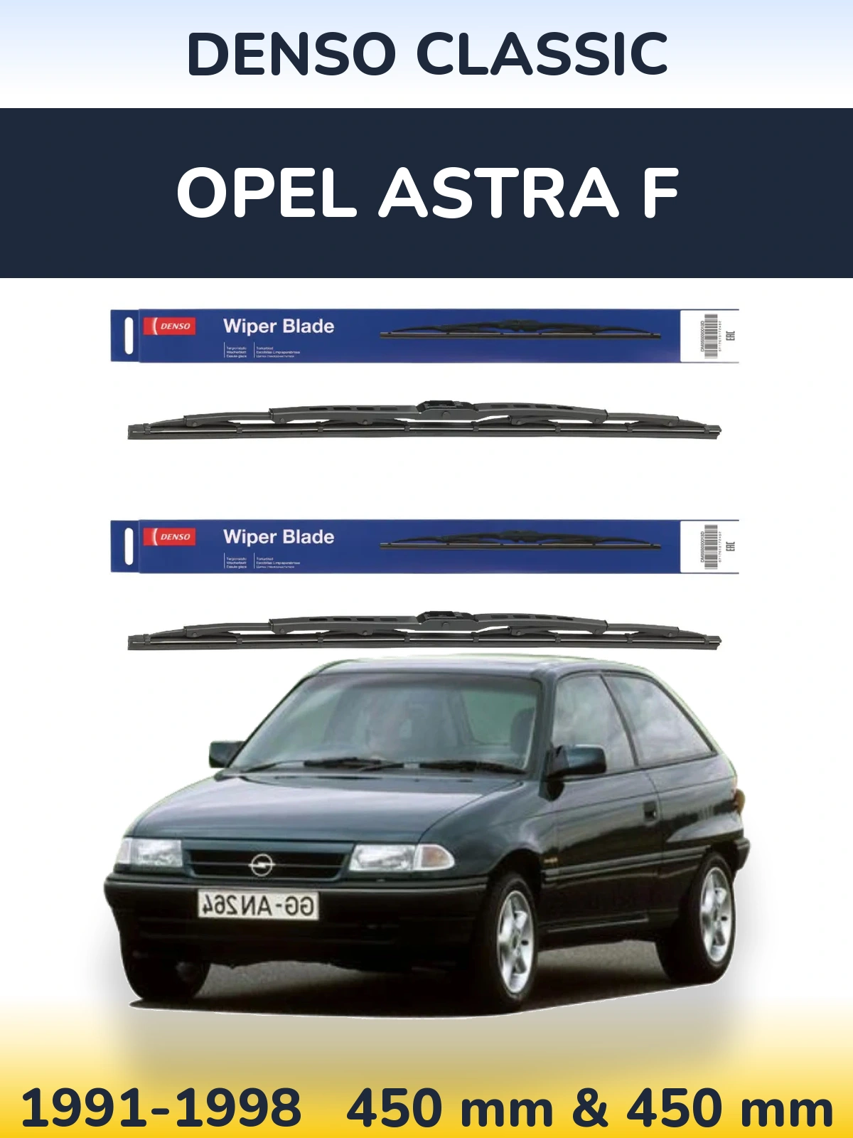 Torkarblad Denso Classic för Opel Astra F
